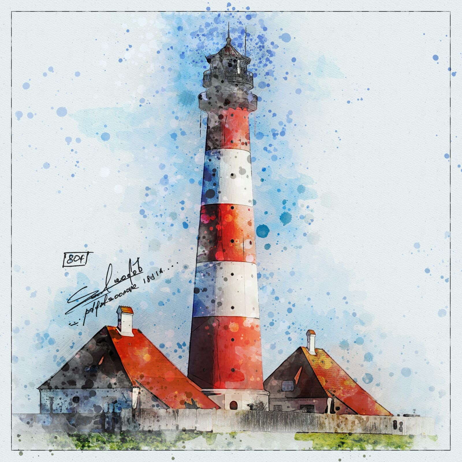 Olympus OM-D E-M10 sample photo. Lighthouse, westerhever, wadden sea photography