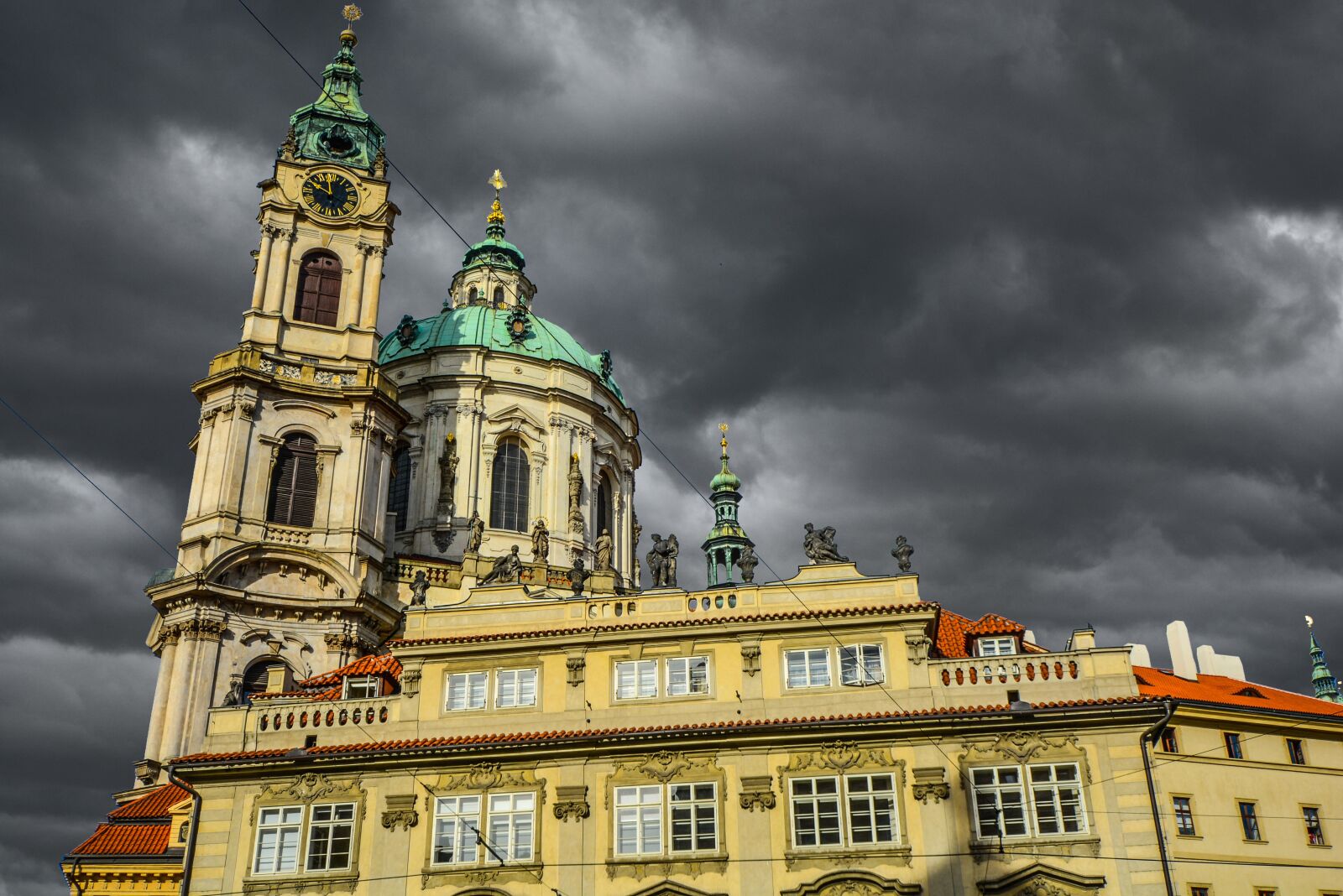 Nikon D5200 sample photo. Prague, czech, storm photography