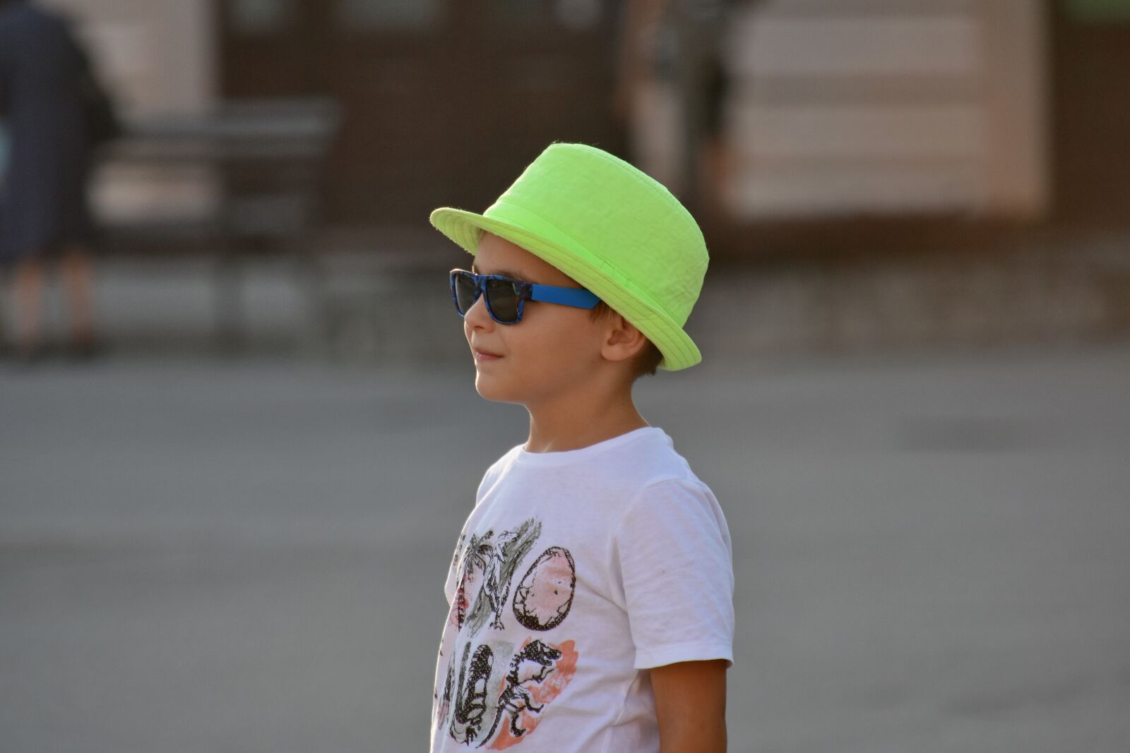 Nikon D5500 sample photo. Boy, enjoyment, hat, portrait photography
