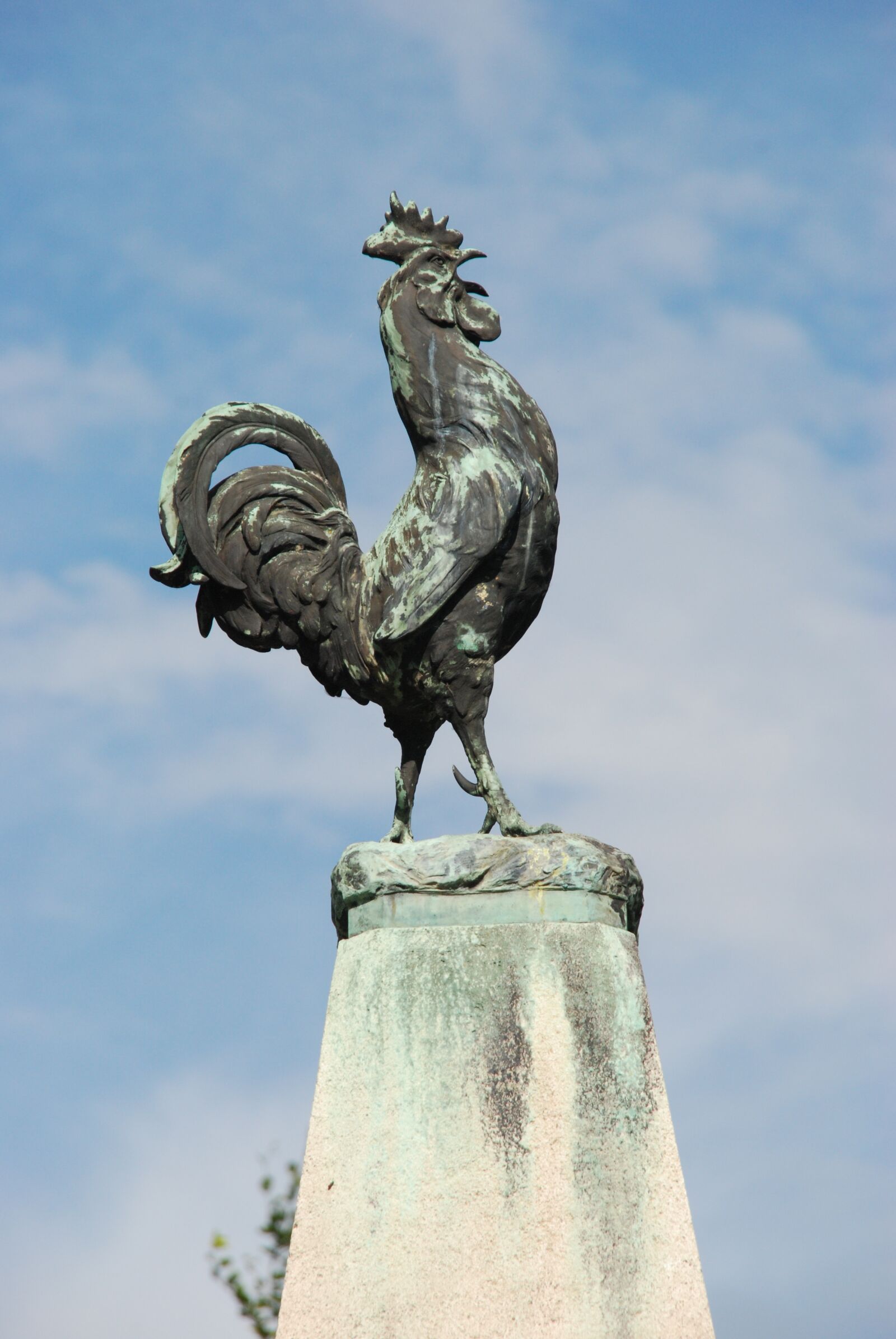 Nikon D80 sample photo. France, haan, statue photography
