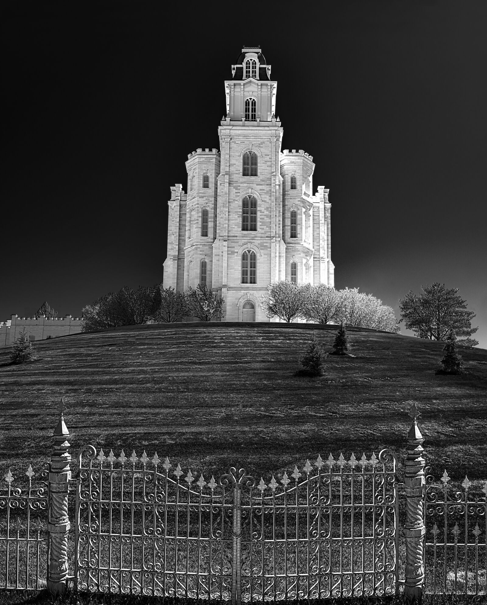 Nikon D850 sample photo. Temple, manti, utah photography