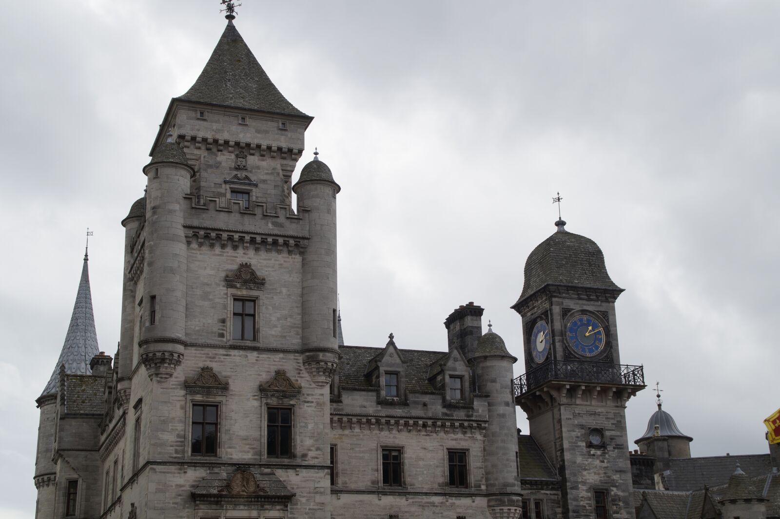 Sony SLT-A58 sample photo. Dunrobin castle, tower, scotland photography