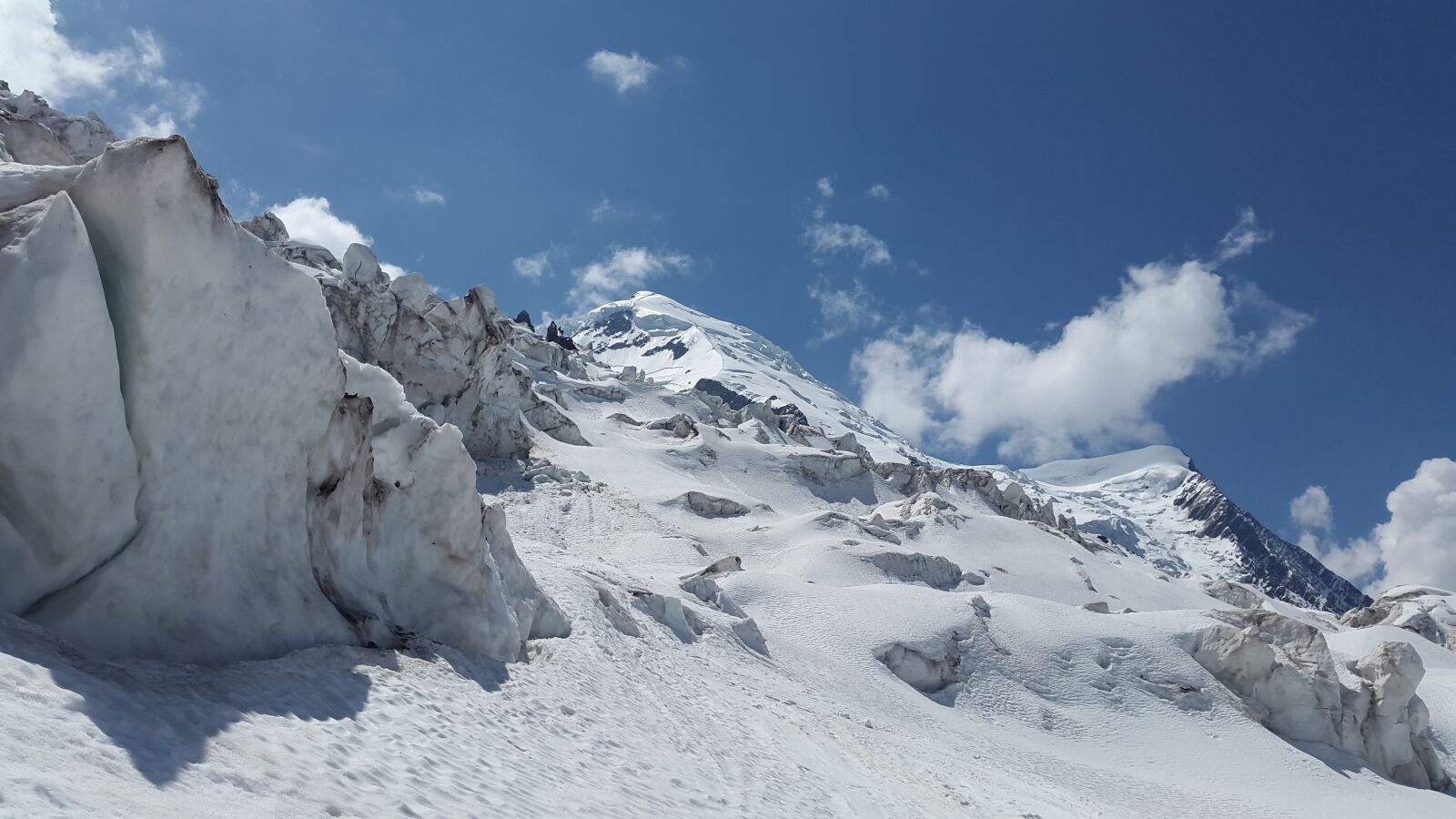 Samsung Galaxy Alpha sample photo. Bossons glacier, la jonction photography
