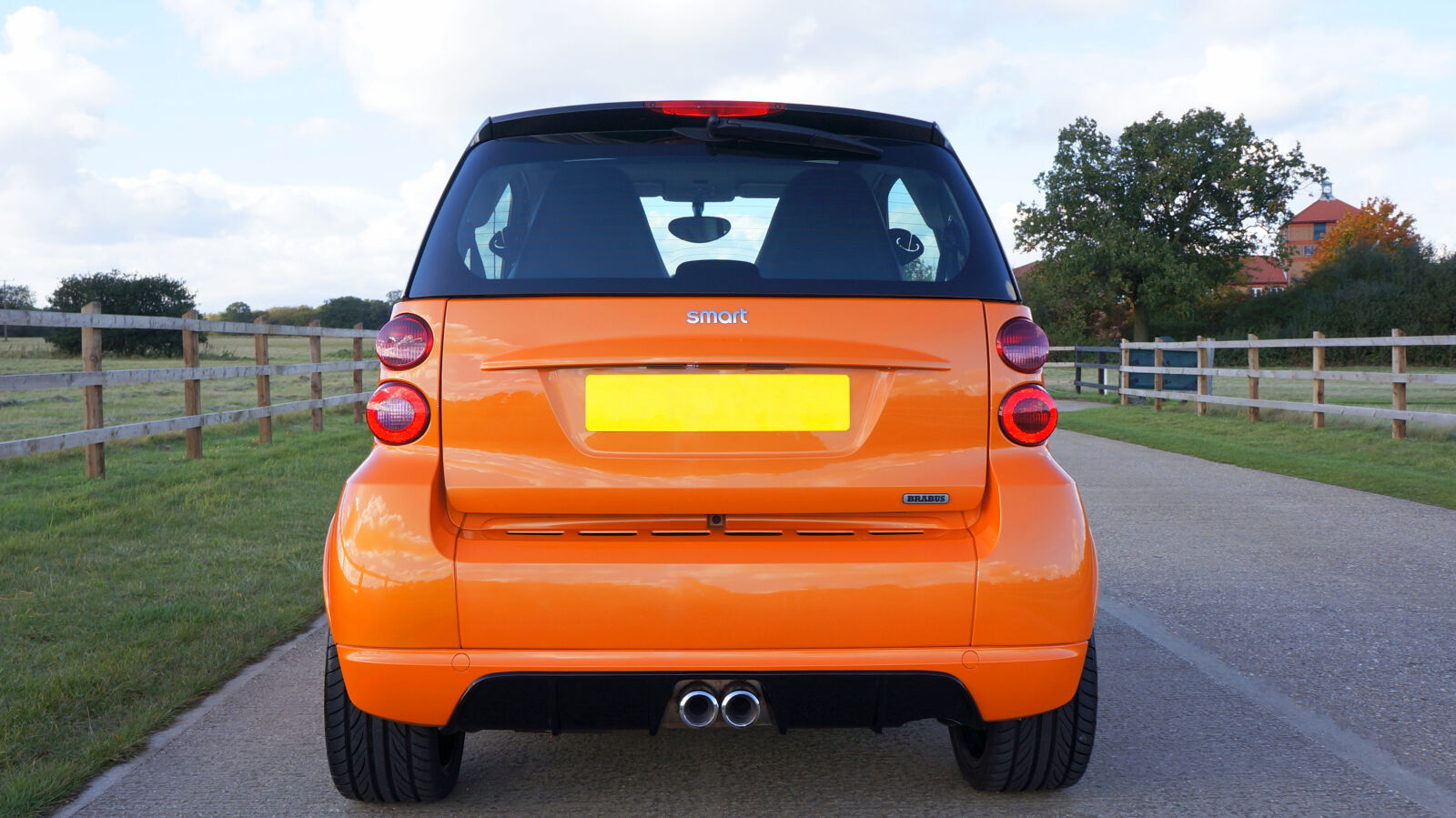 Sony Alpha NEX-5N sample photo. Brabus, car, orange, smart photography