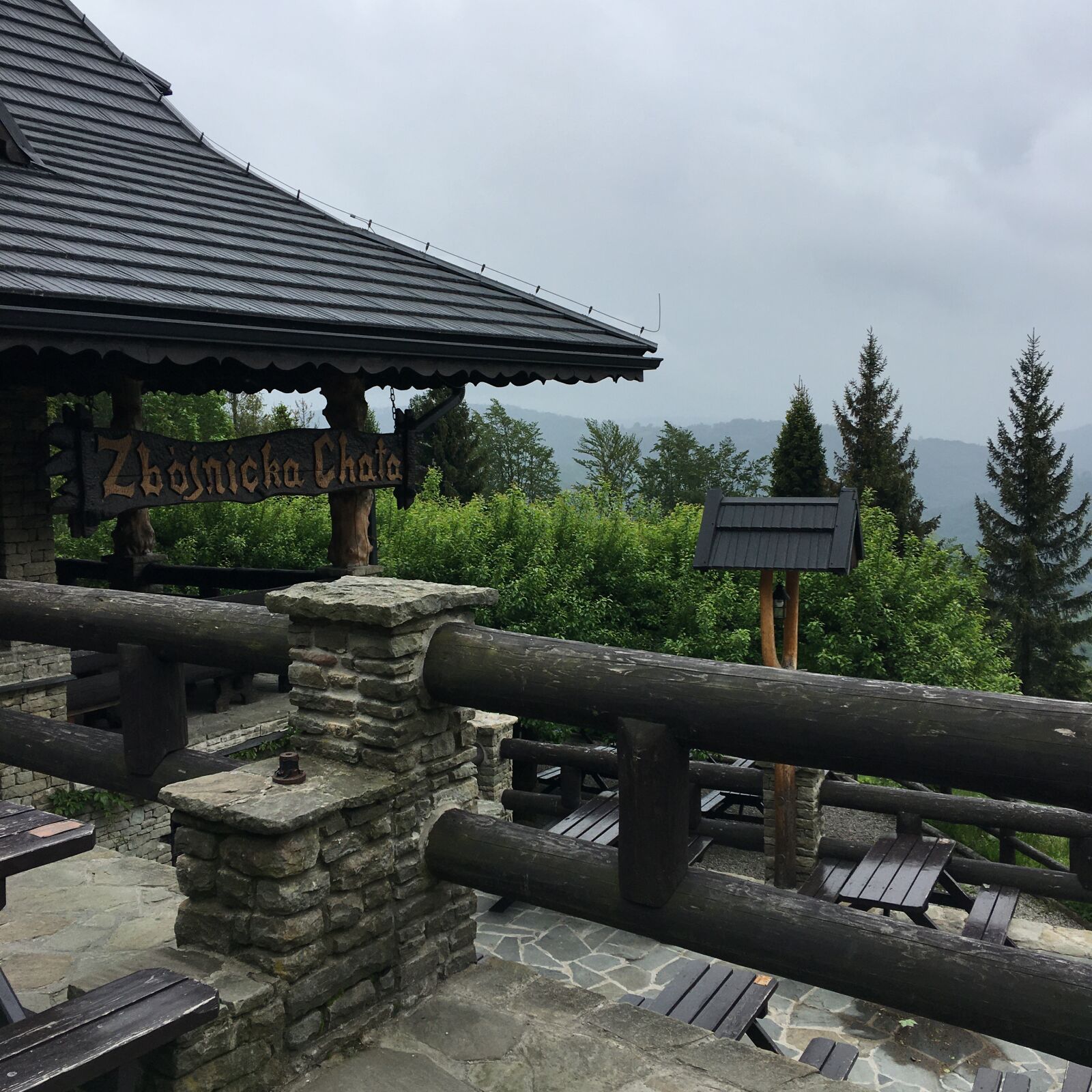 Apple iPhone 6s Plus sample photo. Cottage, mountains, sky photography