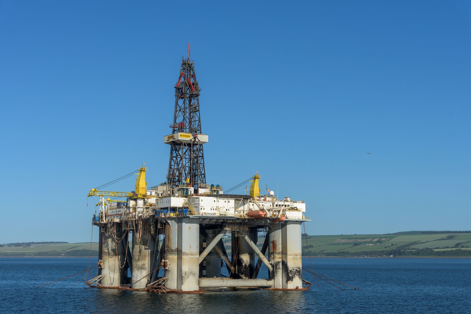 Nikon D750 sample photo. Oil rig, scotland, cromarty photography