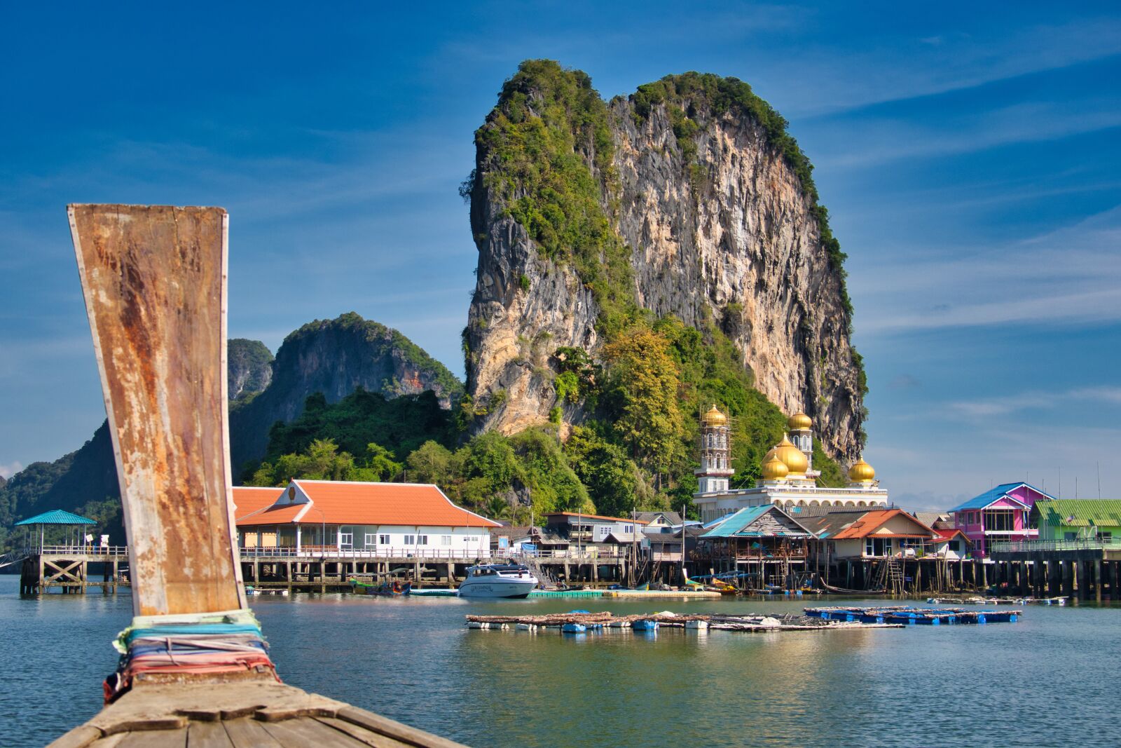 Canon PowerShot G3 X sample photo. Koh panji, rock, house photography