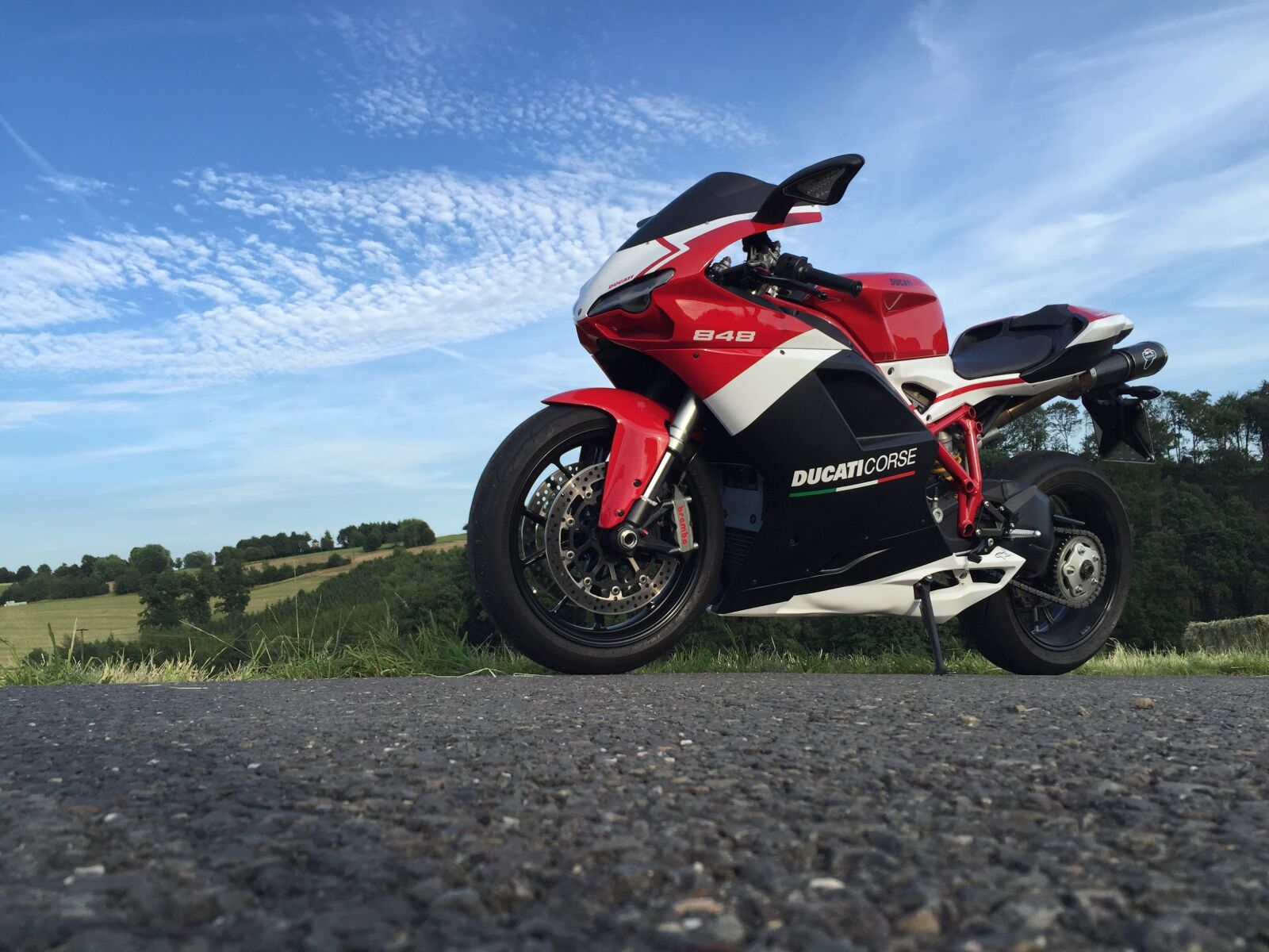 Apple iPhone 6 sample photo. Ducati, 848, eco photography