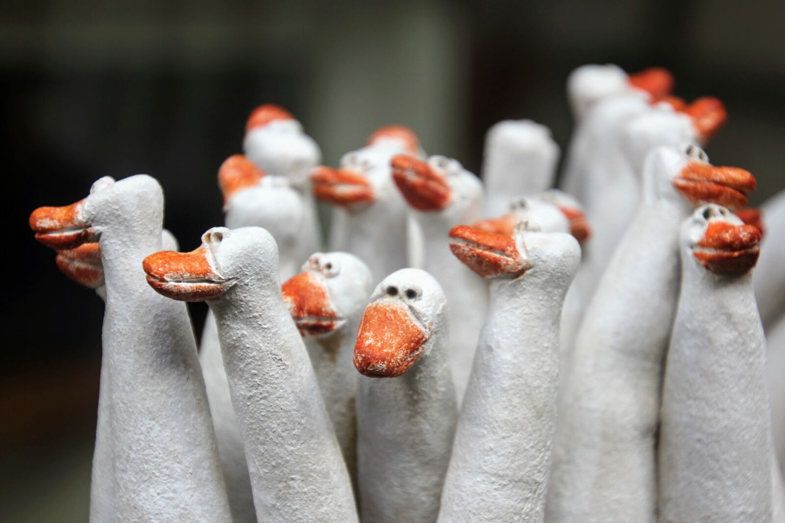 Canon EOS 60D sample photo. Family outing, ducks, sculpture photography