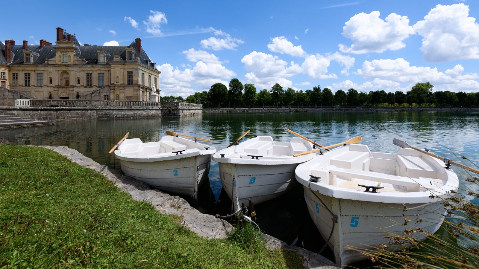 Nikon D750 sample photo. Fontainebleau, rowboat, water photography