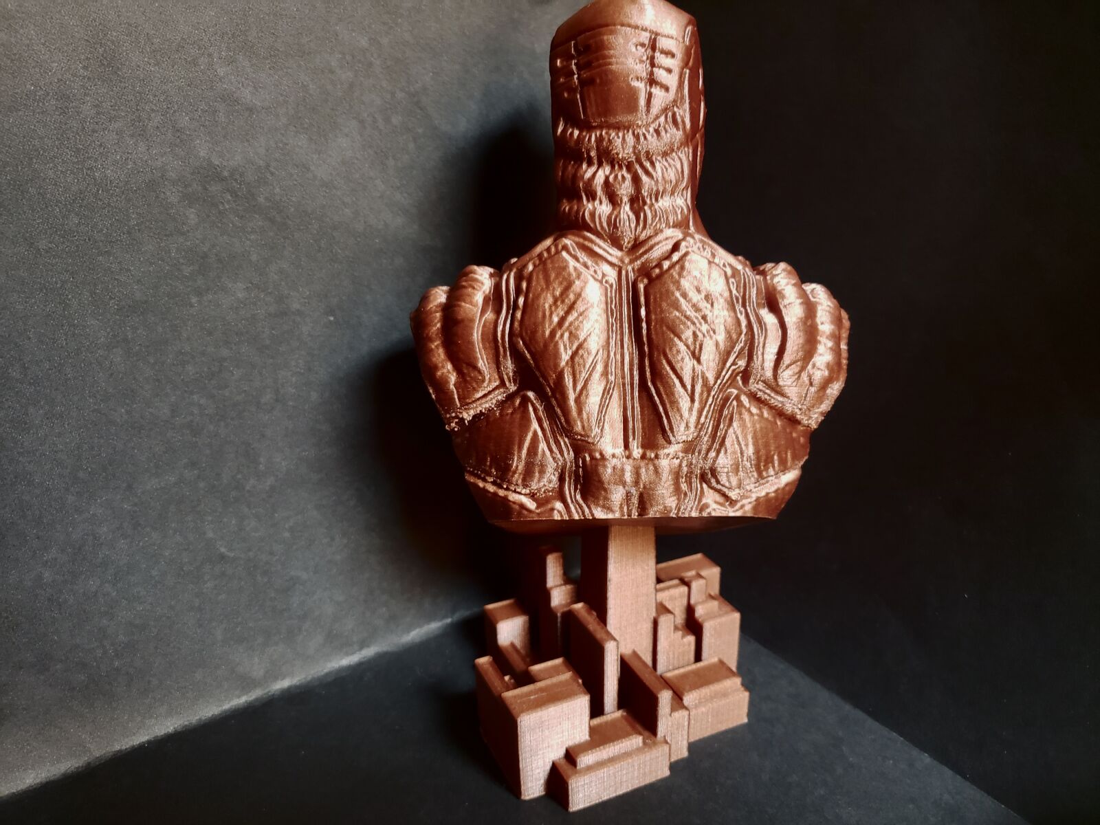 Samsung Galaxy Note9 sample photo. Daredevil, bust, 3d printing photography