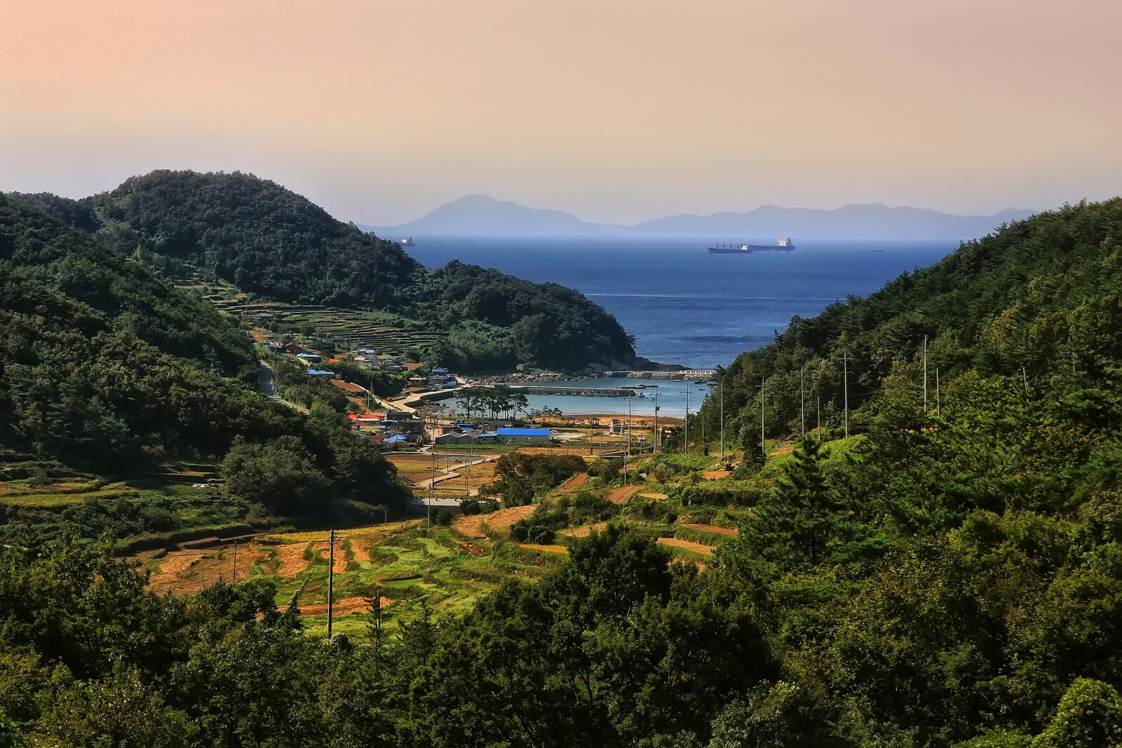 Canon EOS 40D sample photo. South sea, terraced rice photography