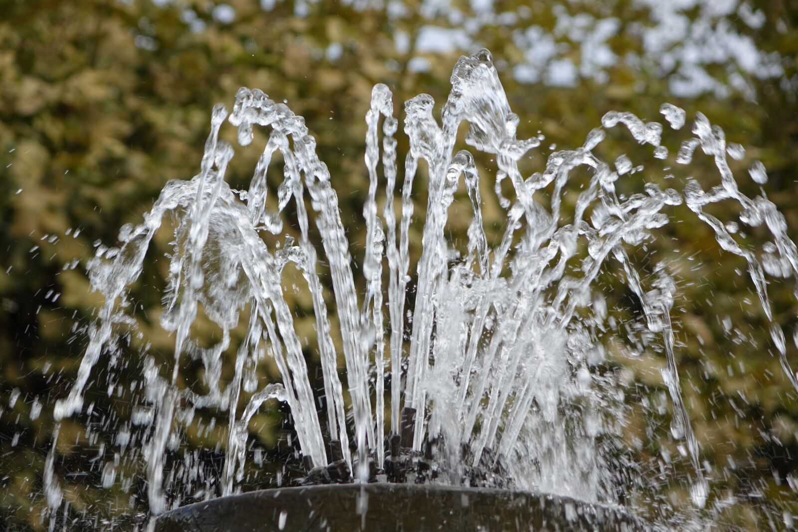 Sony Cyber-shot DSC-RX10 sample photo. Water, fountain, light photography