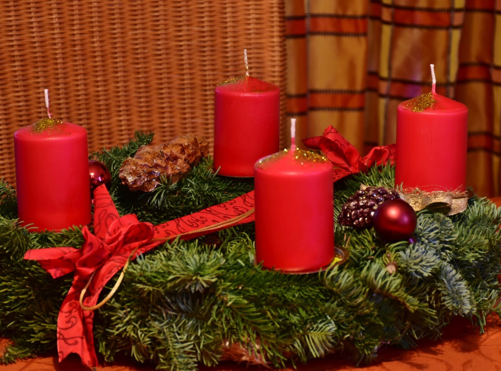 Nikon D7200 sample photo. Wreath, advent wreath, christmas photography