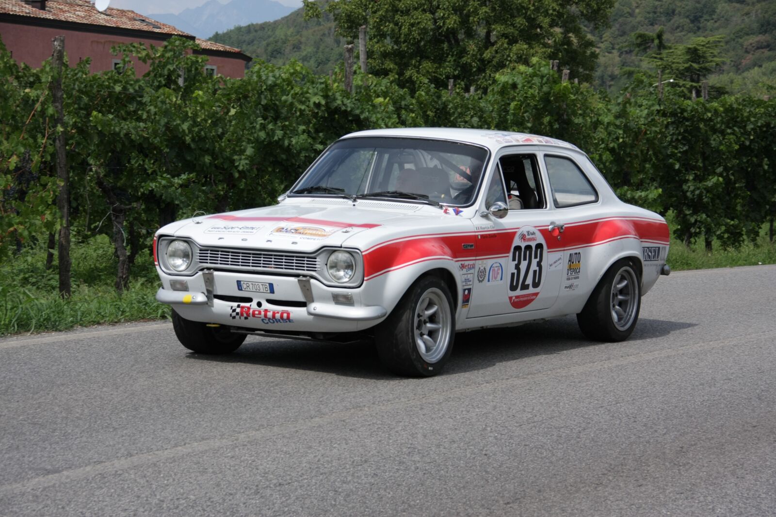 Canon EOS 40D sample photo. Ford, escort, rally photography