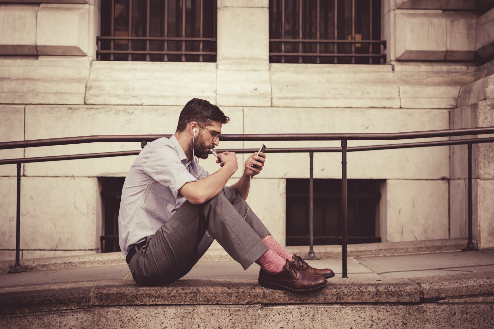 Nikon D7200 sample photo. Brown leather shoes, man photography