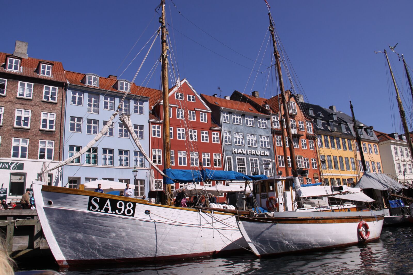 Canon EOS 50D sample photo. Nyhavn, boats, harbour photography