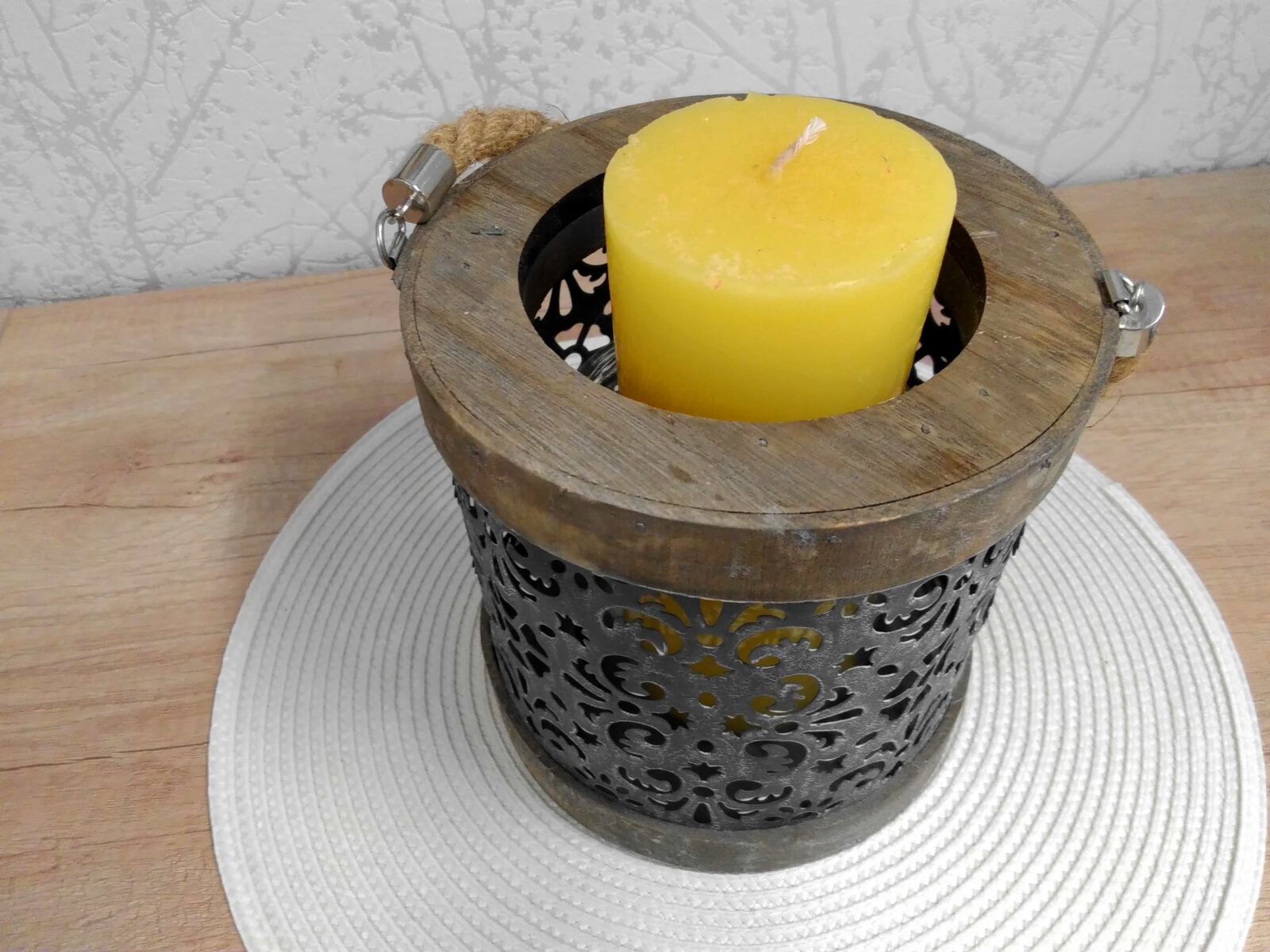 Lenovo S60-A sample photo. Candle, wood, shelf, decoration photography