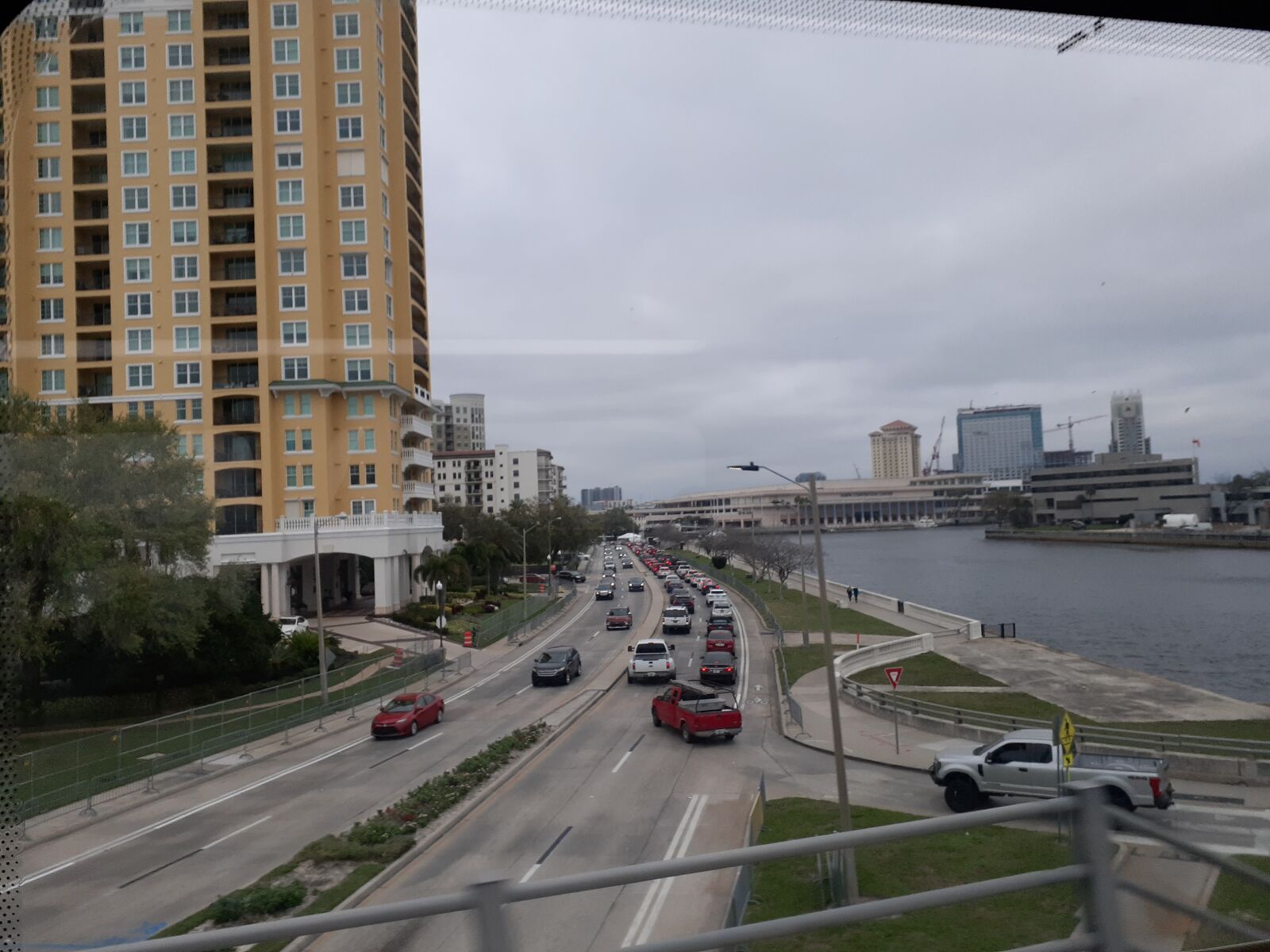 Samsung Galaxy A20 sample photo. Traffic, bay, water photography