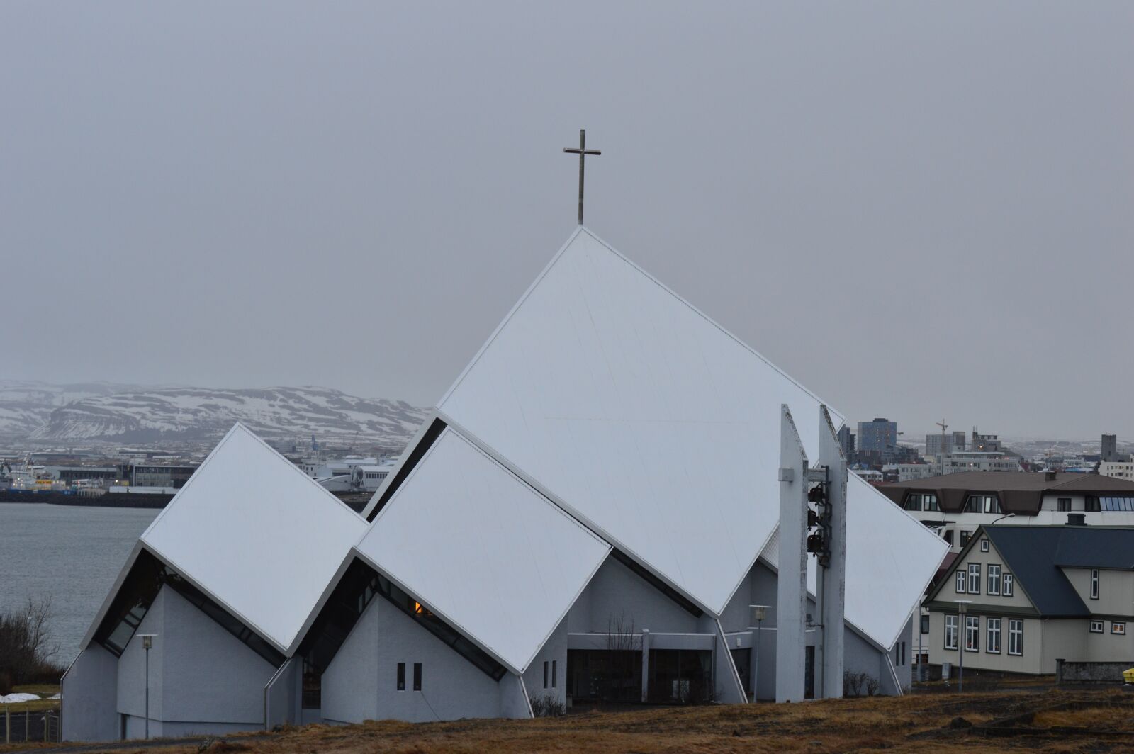 Nikon D3200 sample photo. Iceland, church, nature photography