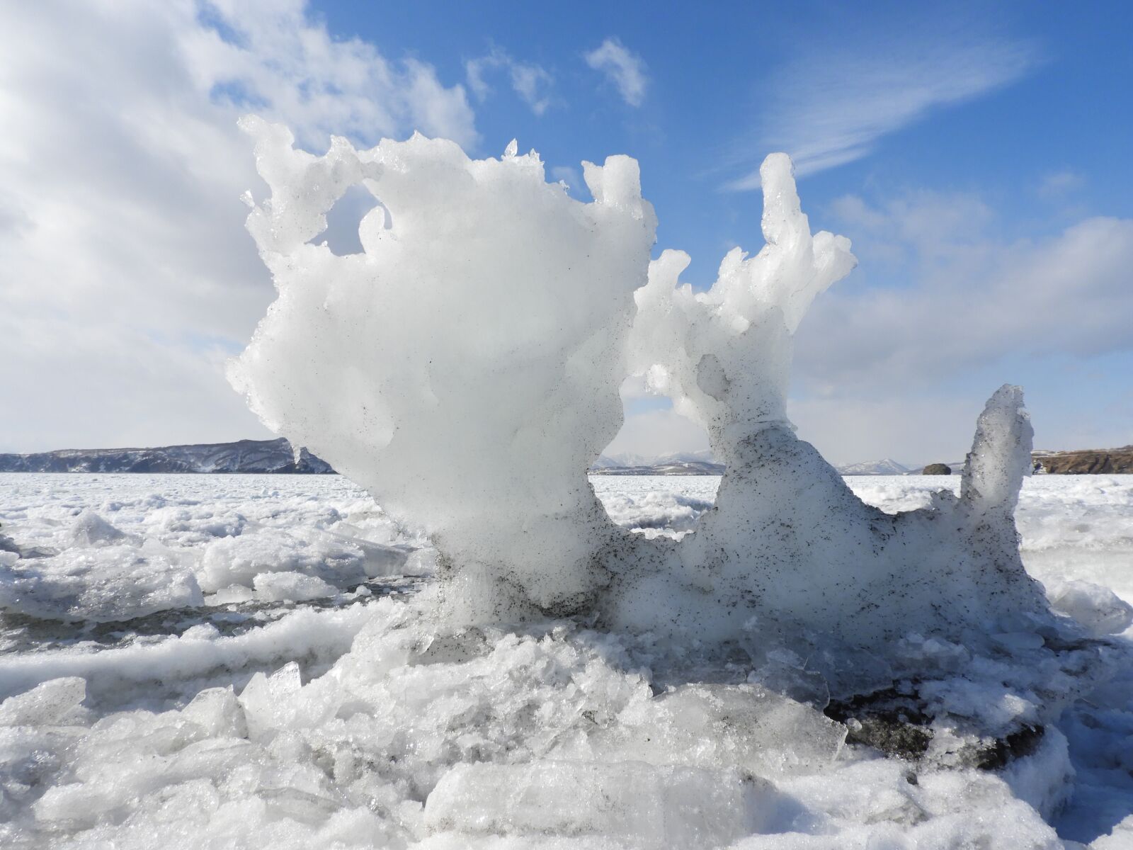 Nikon Coolpix B700 sample photo. Ice floe, bay, sea photography