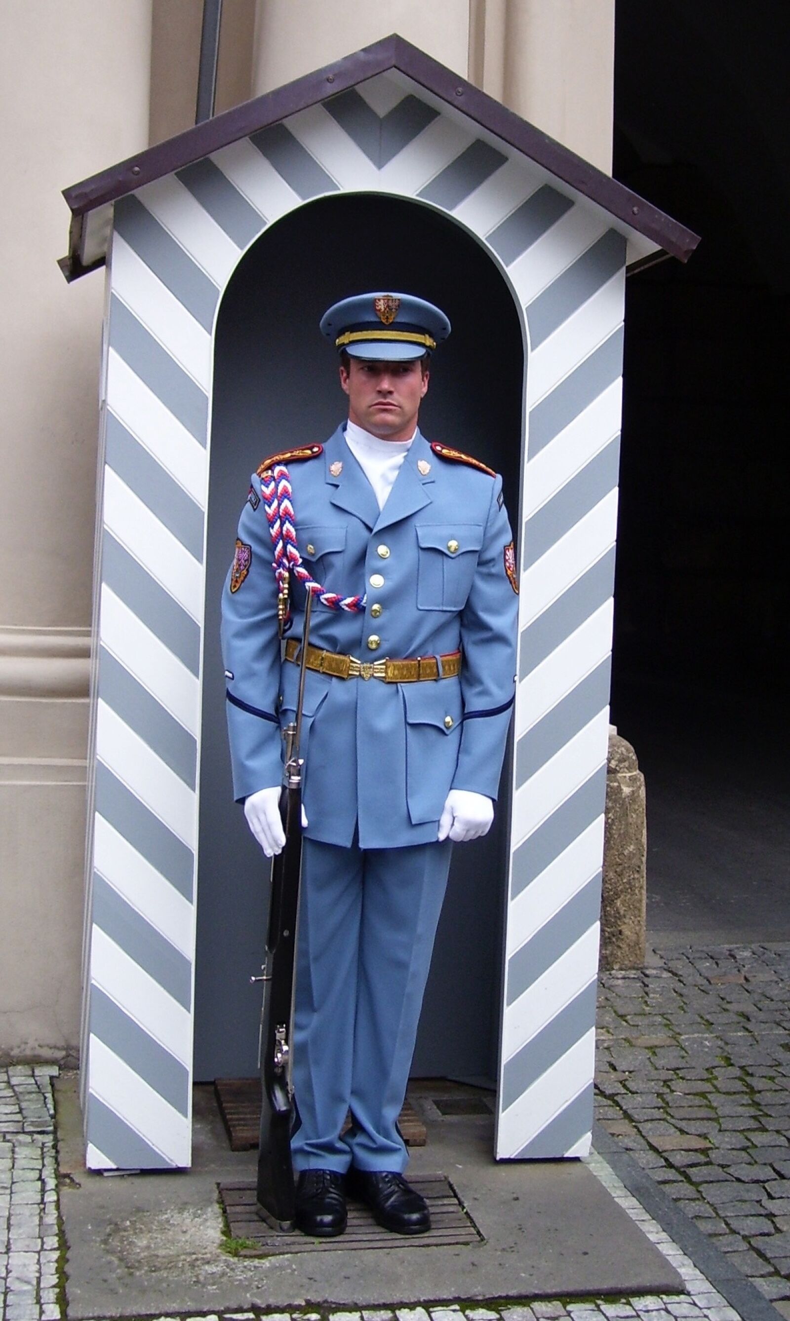 Kodak EASYSHARE C533 ZOOM DIGITAL CAMERA sample photo. Prague, castle, guard photography