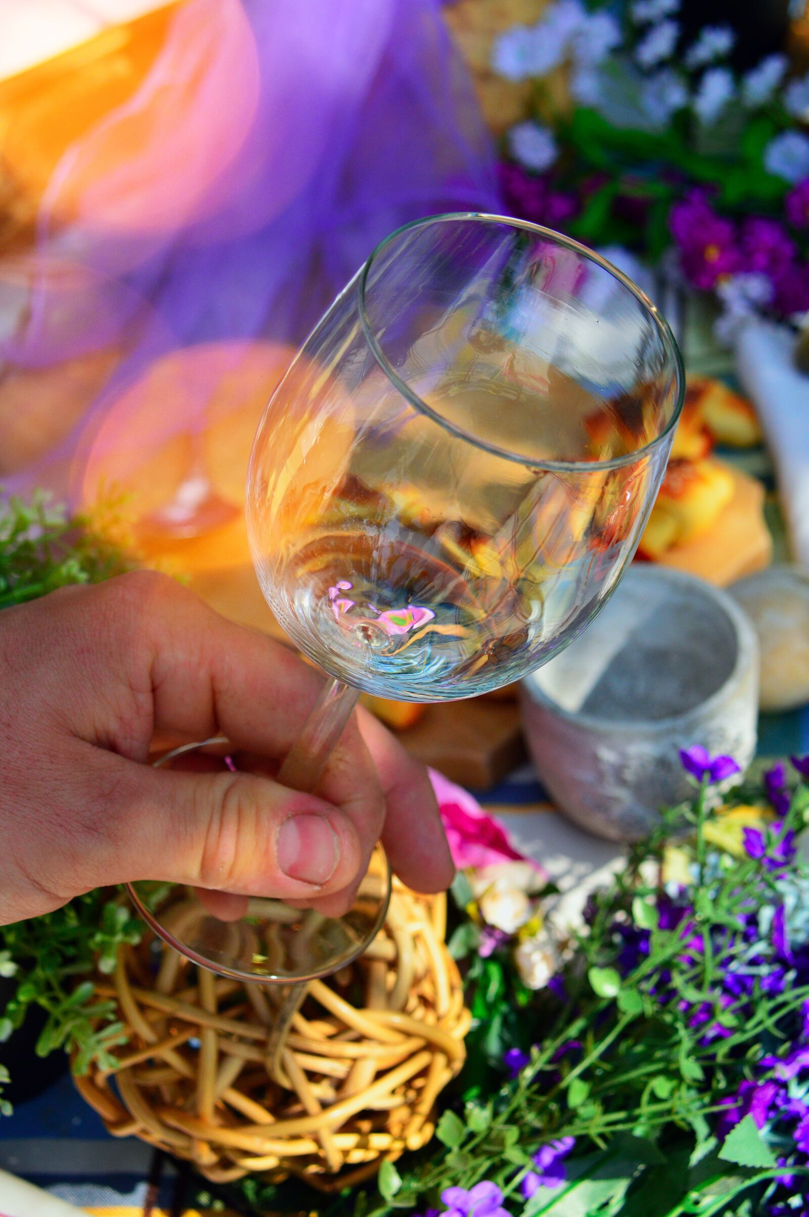 Nikon D3200 sample photo. Celebration, glass, flower photography