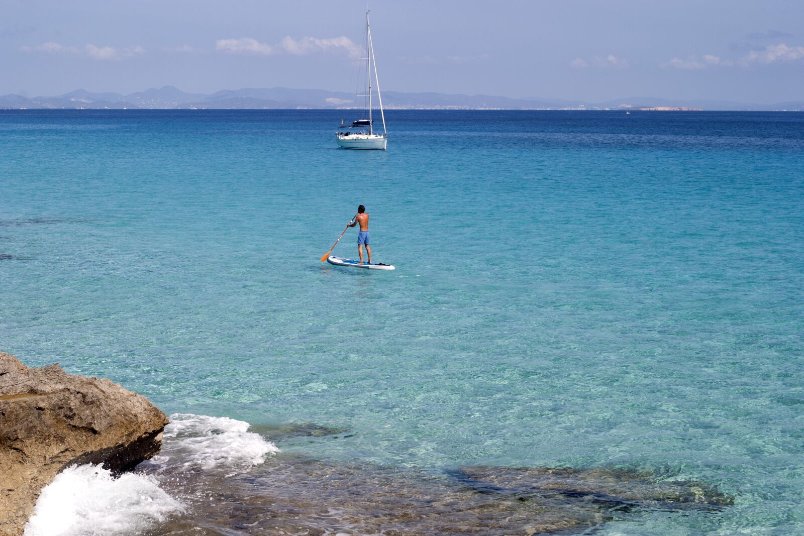 Canon EOS 10D sample photo. Formentera, kayak, island photography
