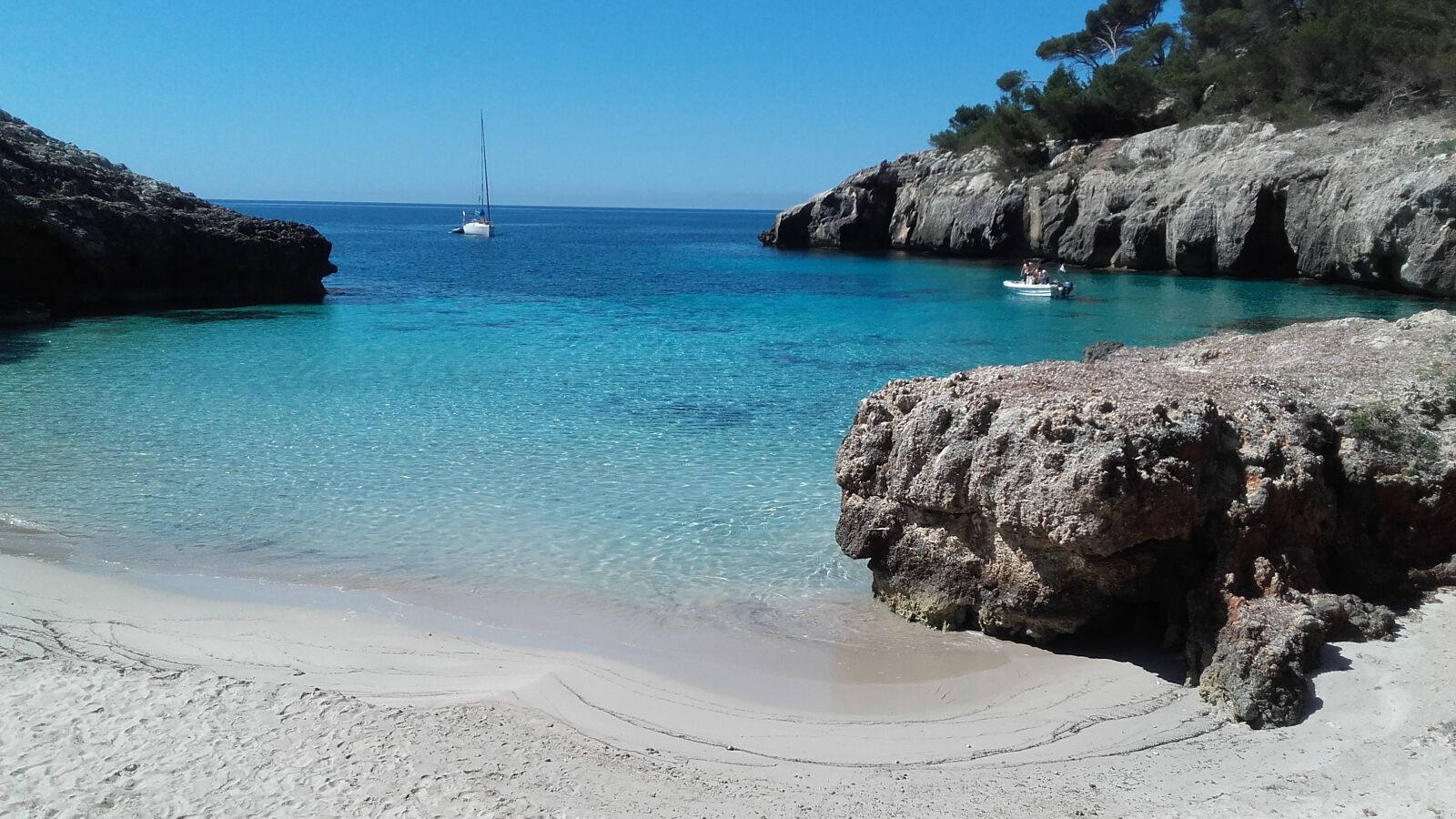 Samsung Galaxy Grand Prime sample photo. Beach, minorca, balearic islands photography