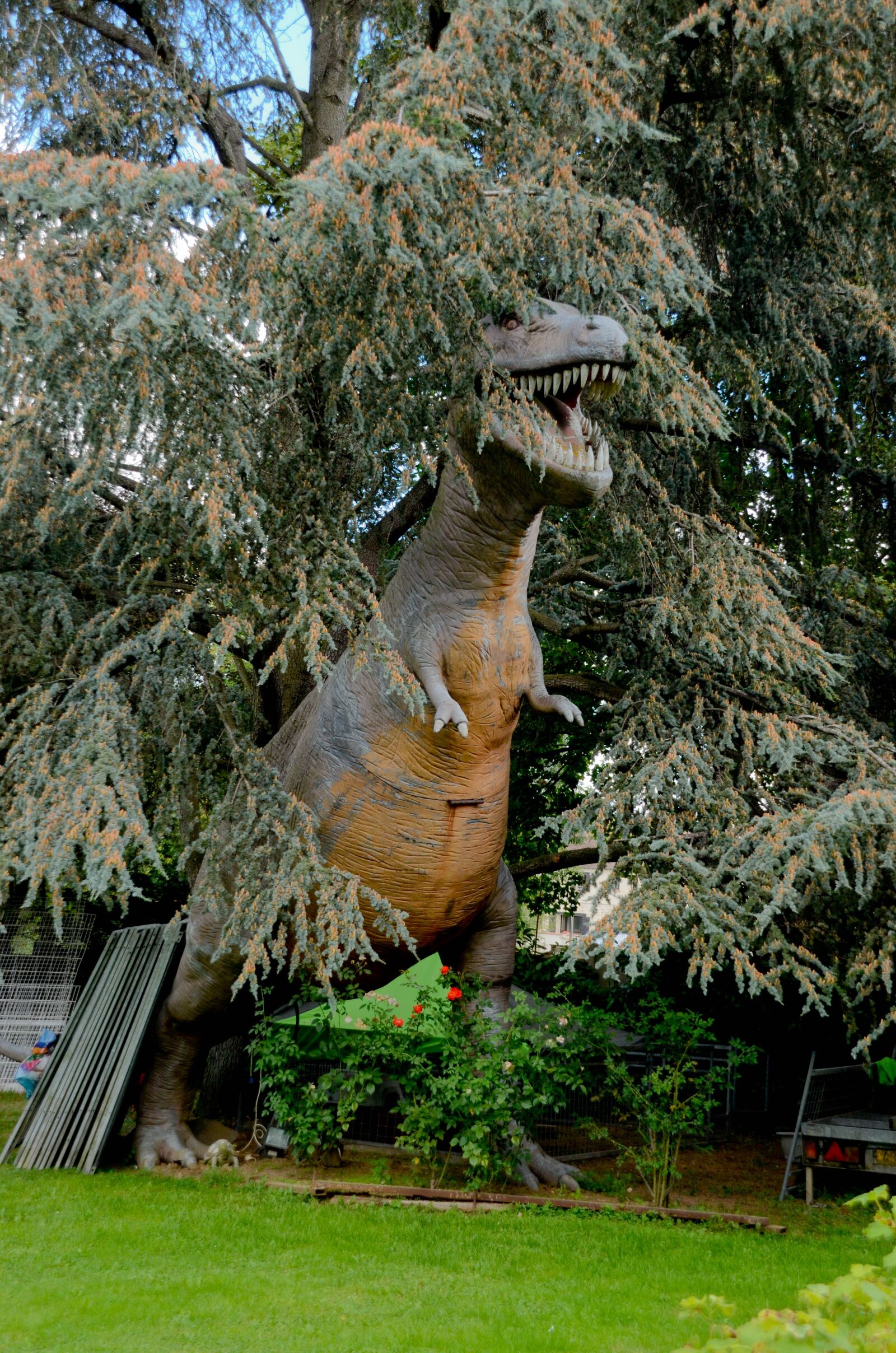 Nikon D7000 sample photo. Dinosaur, park, prehistory photography