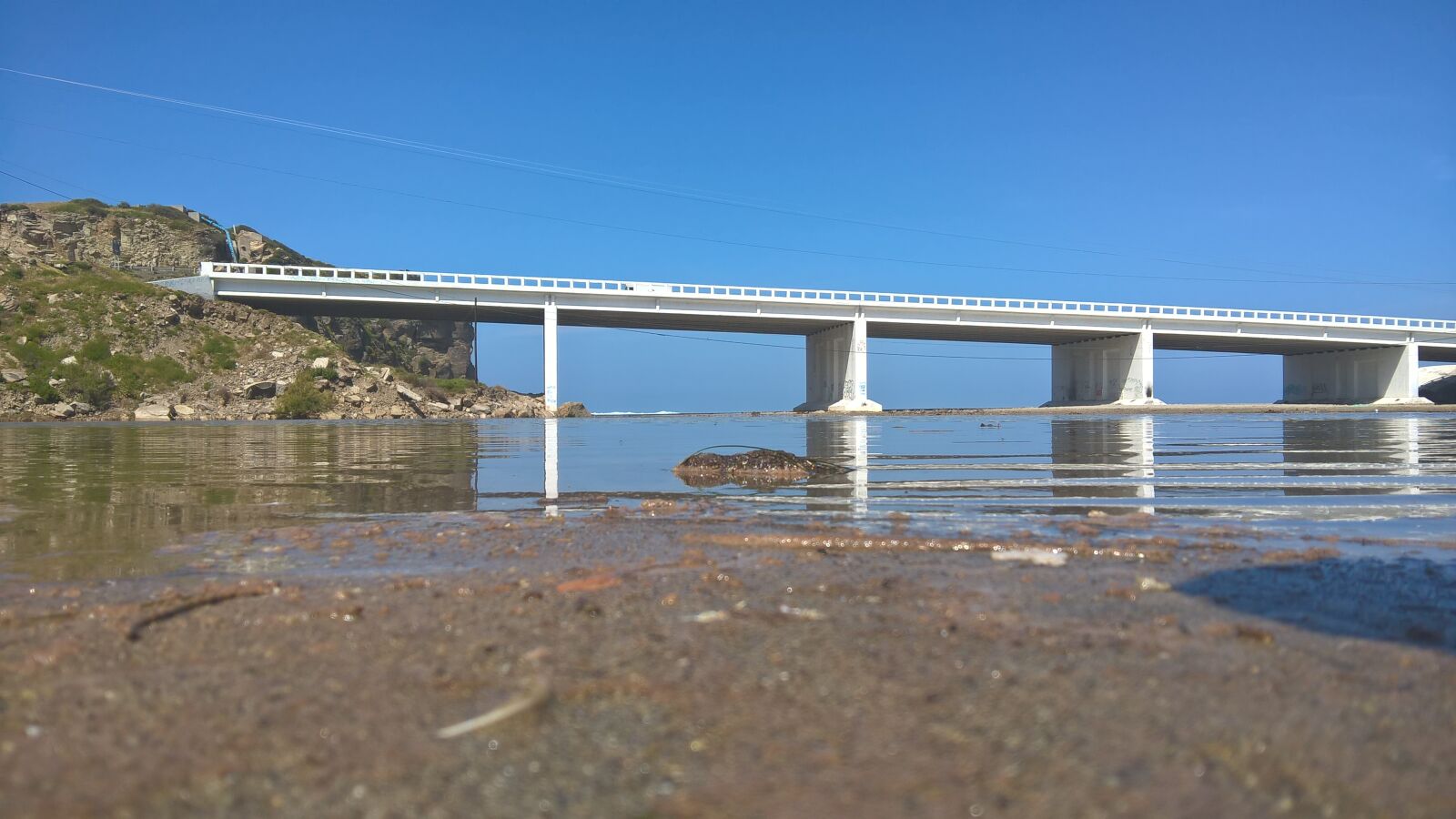 Microsoft Lumia 640 XL sample photo. Beach, bridge, lake photography