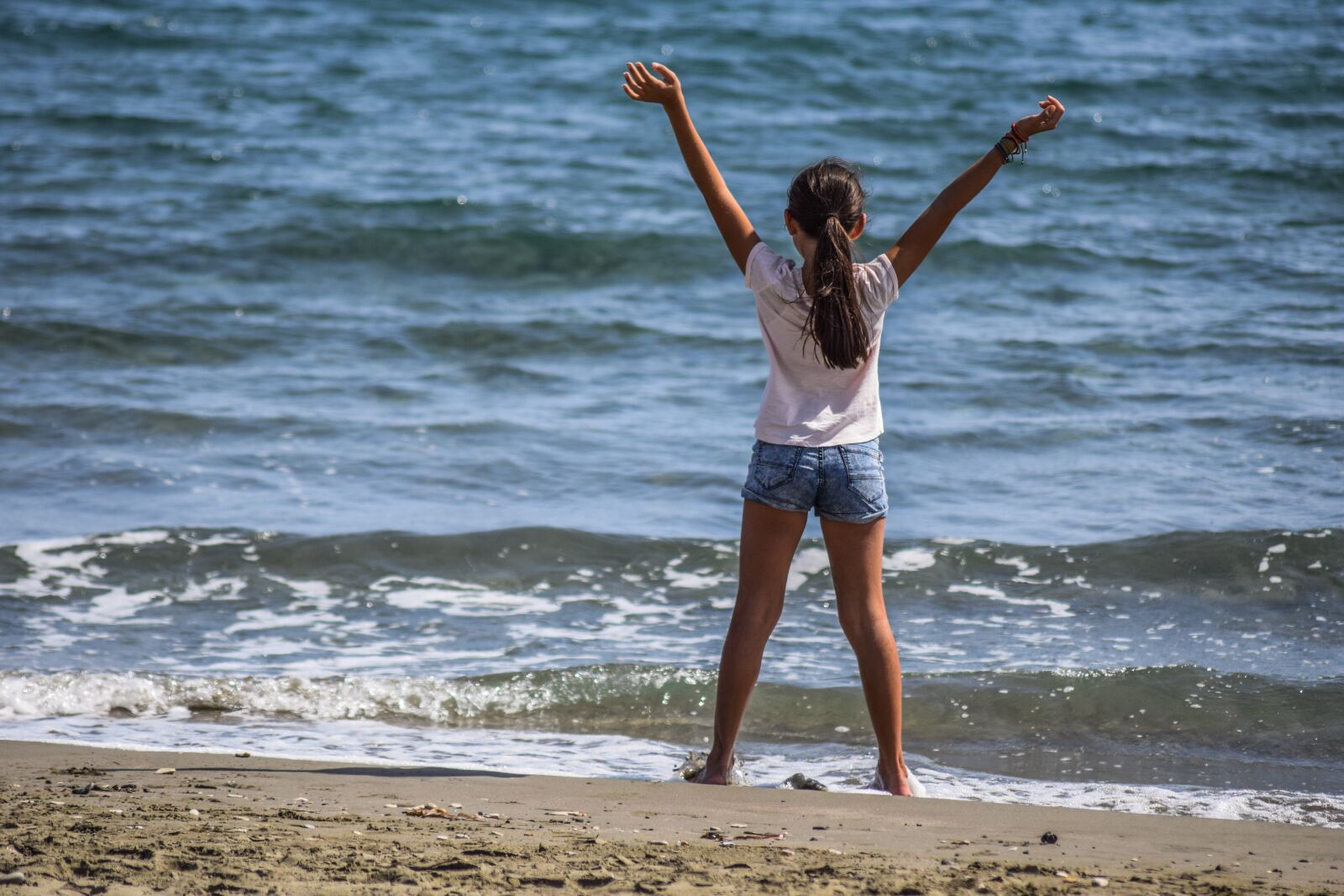 Nikon D3300 sample photo. Girl, teenager, beach photography