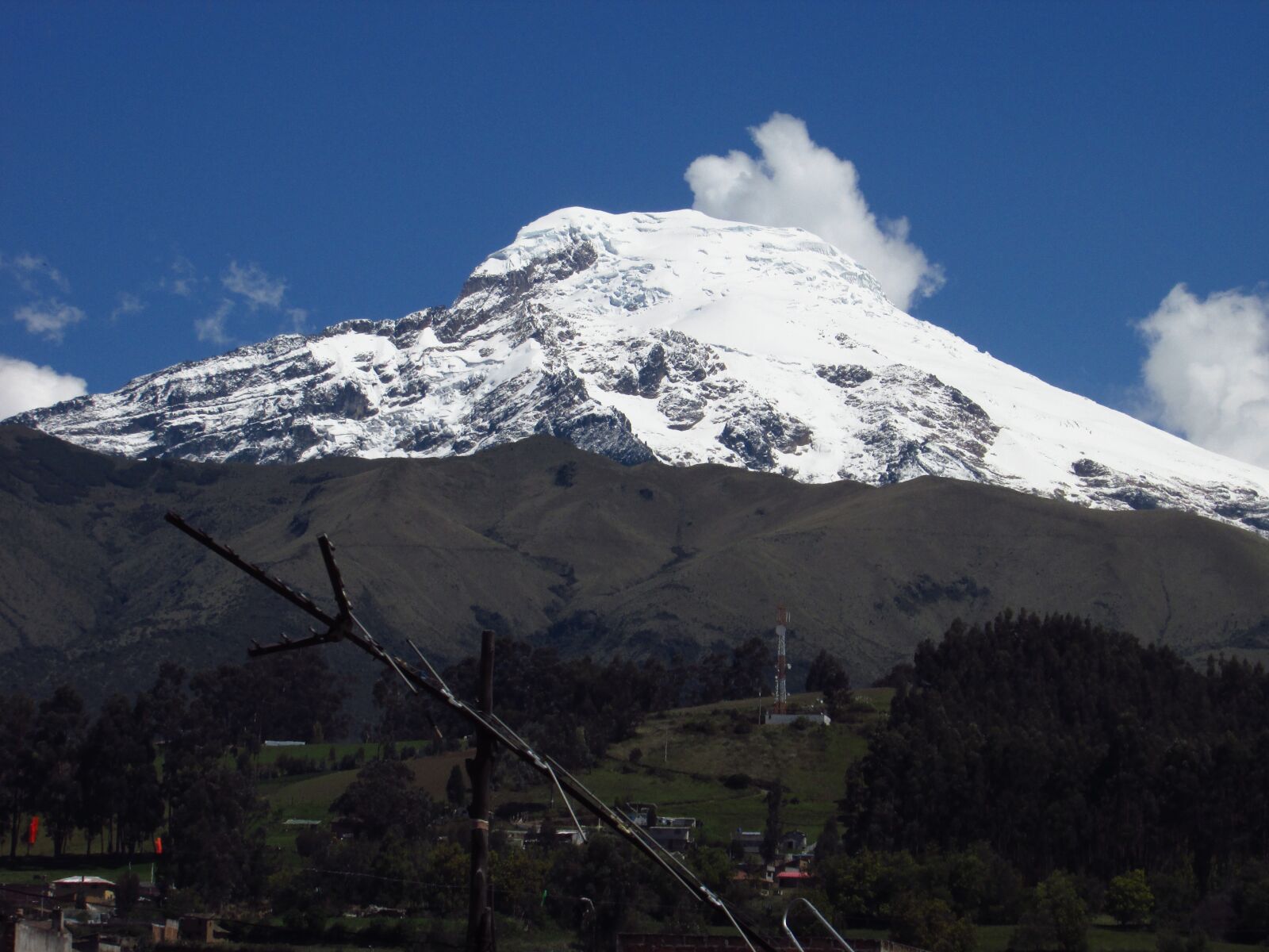 Canon PowerShot SX400 IS sample photo. Nevado, cayambe, volcano photography