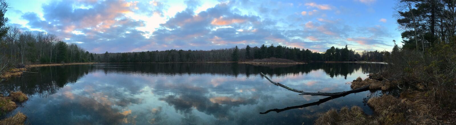 Apple iPhone 6s sample photo. Lake, sunset, clouds photography