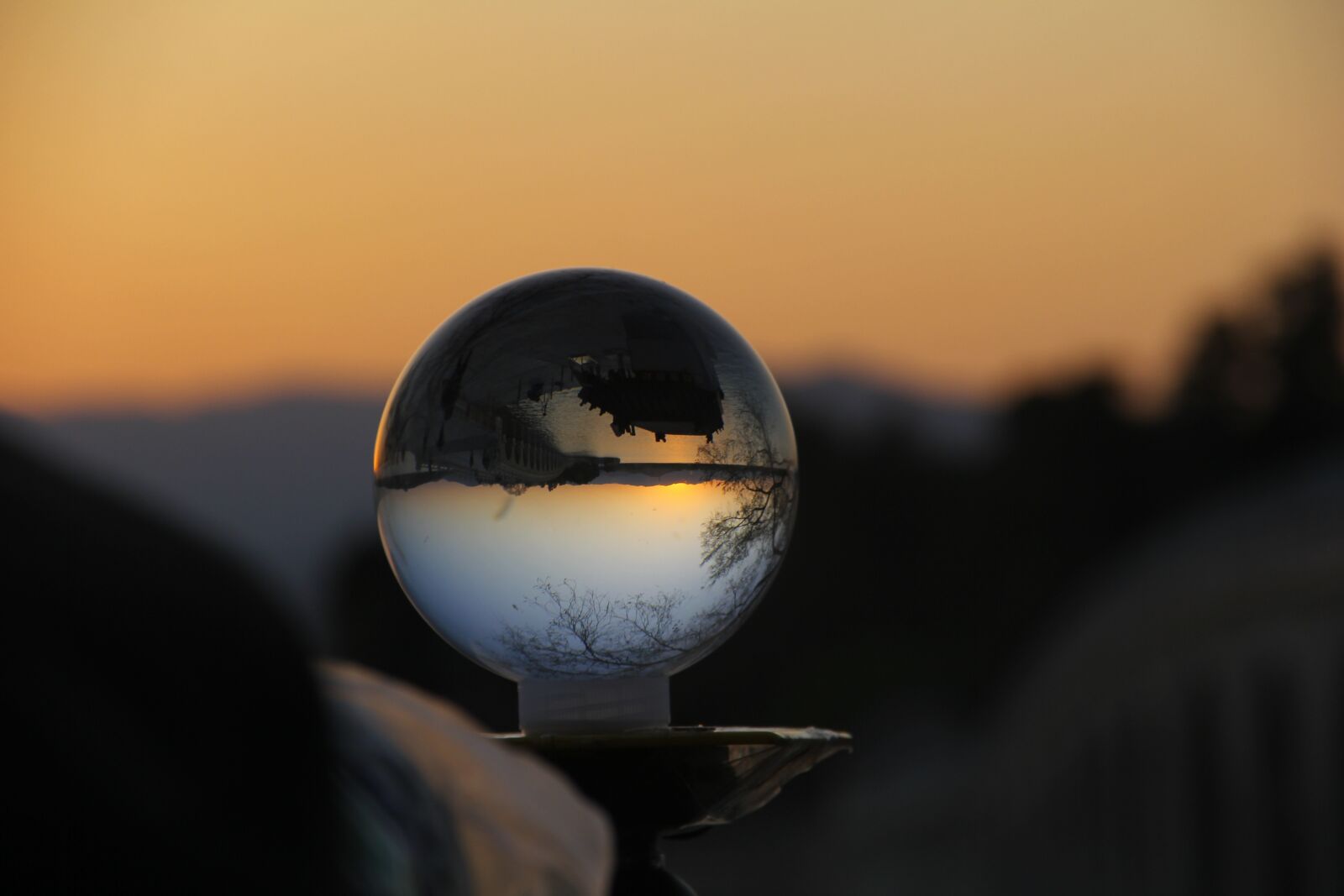 Canon EF-S 18-135mm F3.5-5.6 IS sample photo. Sunset, crystal ball, at photography