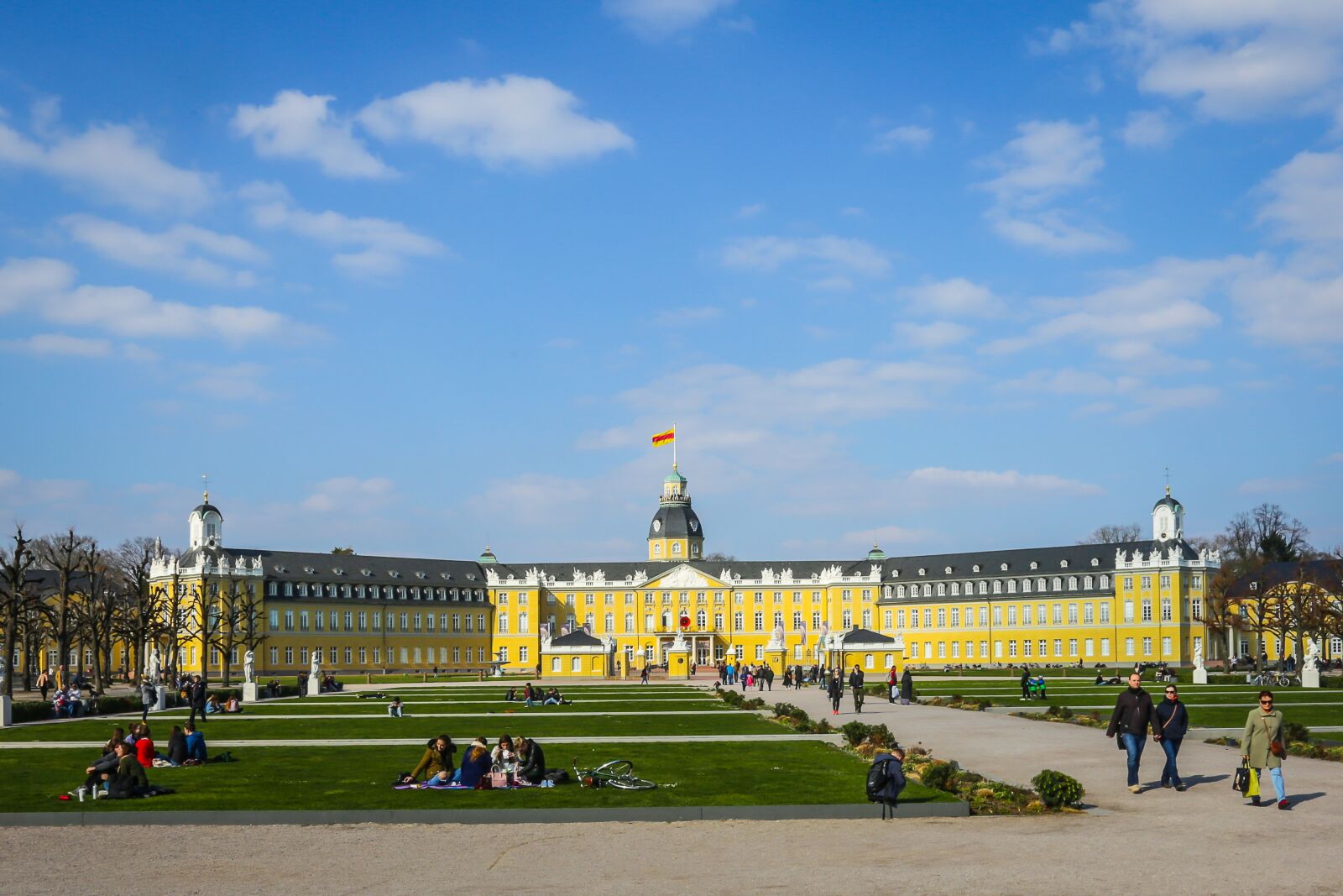 Canon EF 24-105mm F4L IS USM sample photo. Castle, karlsruhe, baden w photography