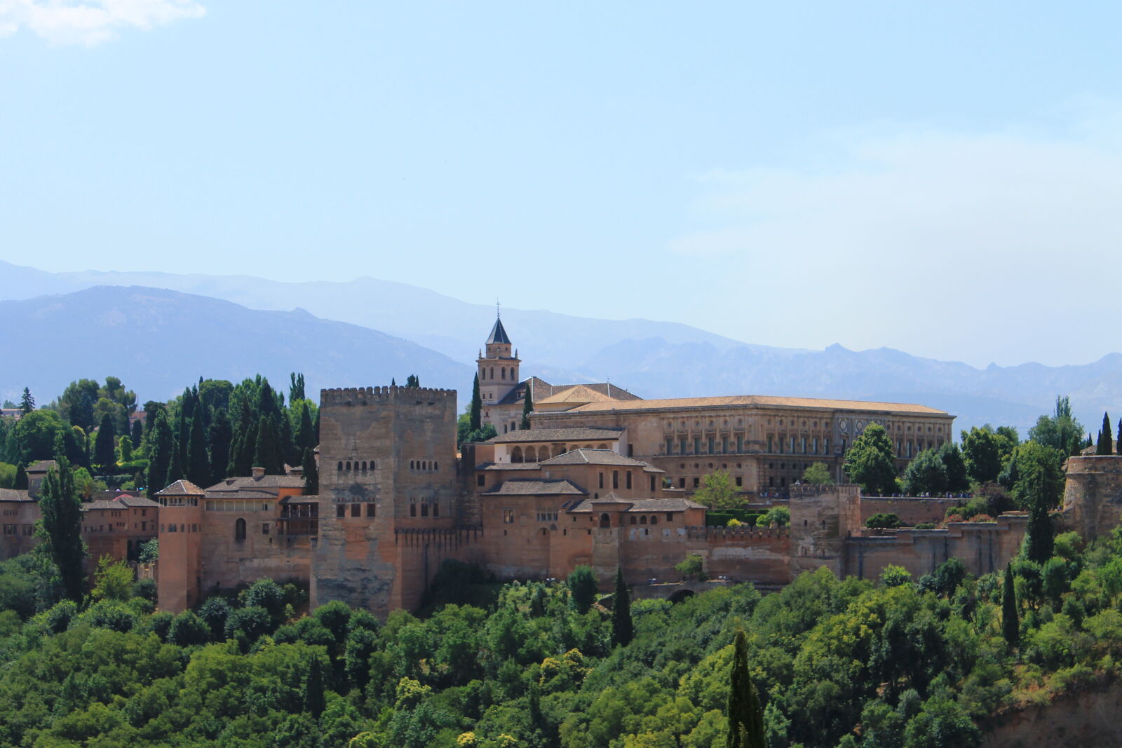 Canon EOS 1100D (EOS Rebel T3 / EOS Kiss X50) sample photo. Alhambra, castle, granada, landscape photography