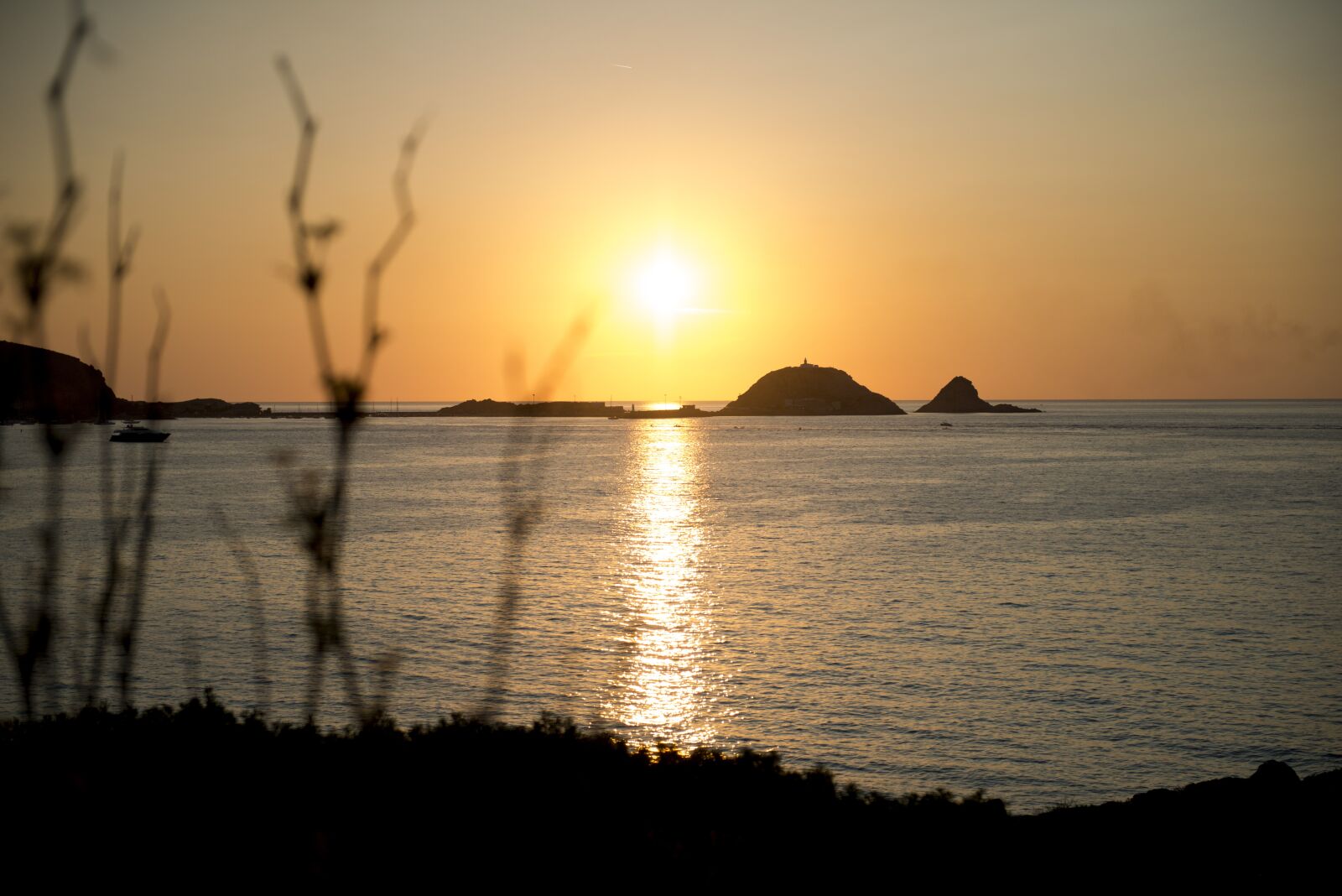 Nikon D800 sample photo. Sunset, ile rousse, corsican photography