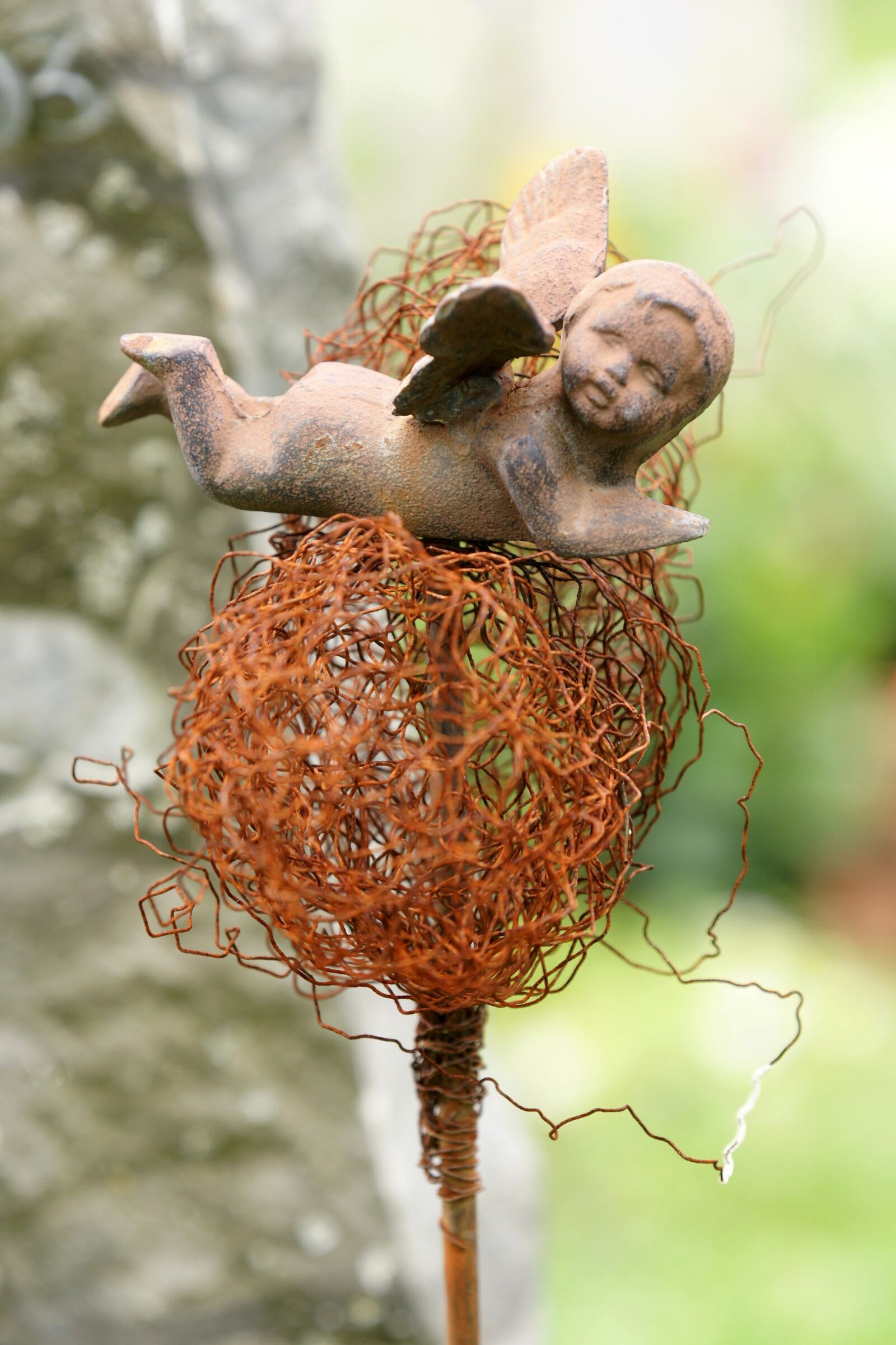 Sony Alpha DSLR-A700 sample photo. Angel, figure, sculpture photography