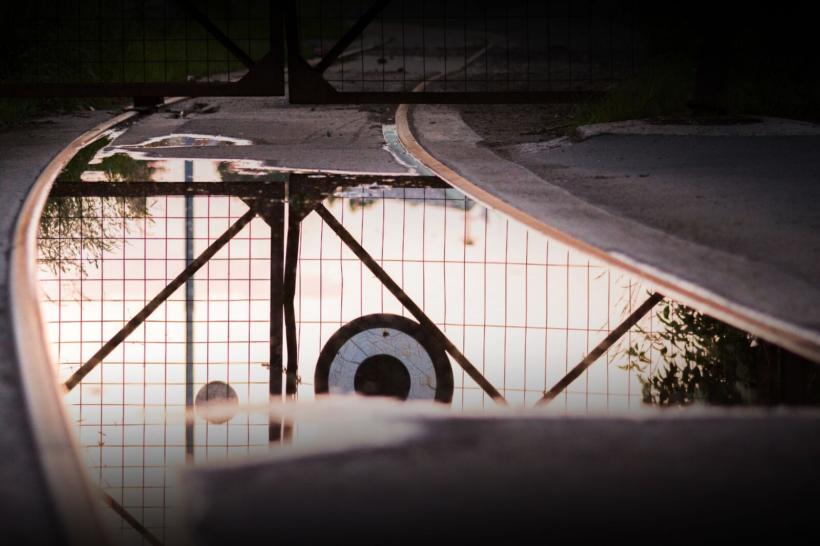 Canon EOS 50D sample photo. Rain, water, railway photography