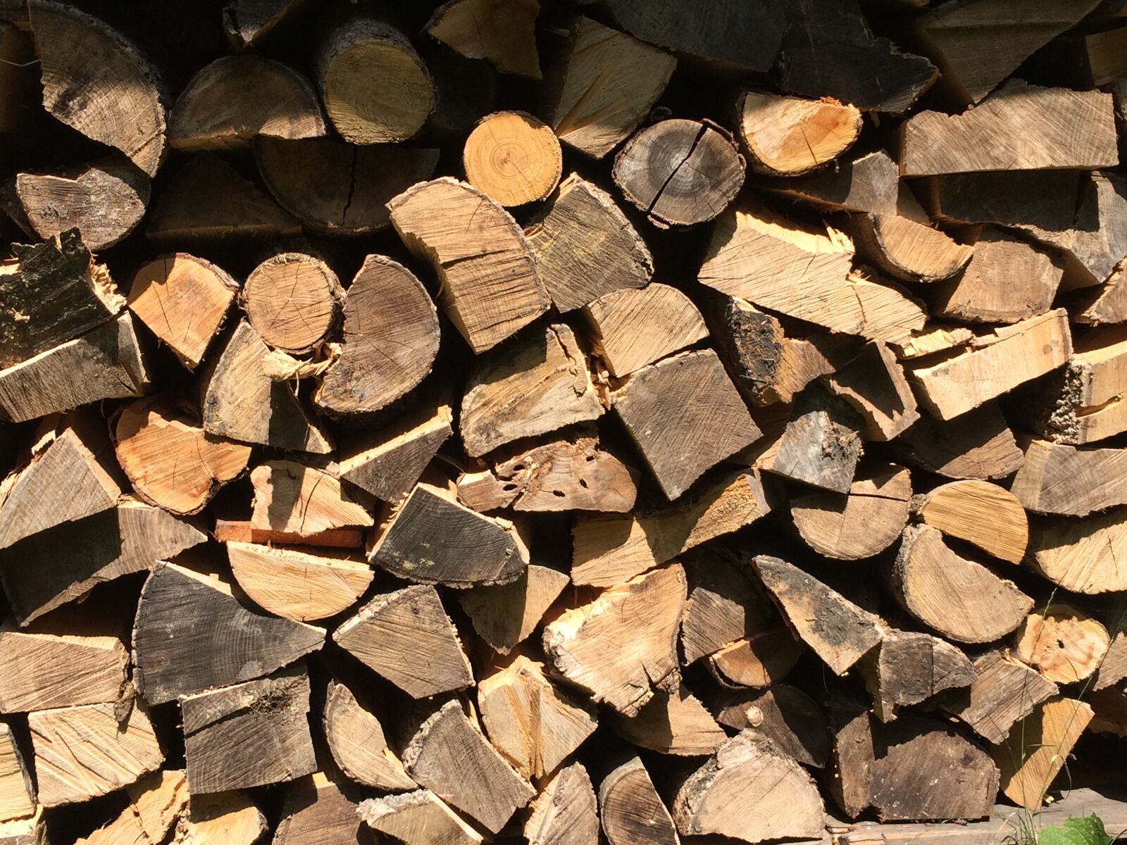 iPhone 5s back camera 4.12mm f/2.2 sample photo. Wood, holzstapel, stacked up photography