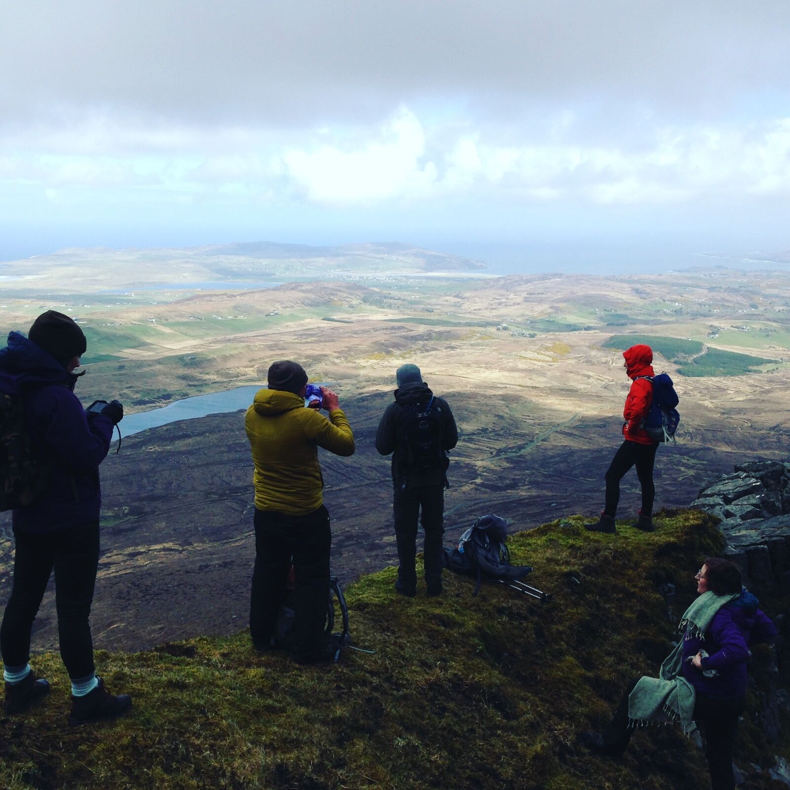 iPhone 5c back camera 4.12mm f/2.4 sample photo. Hiking, donegal, o photography