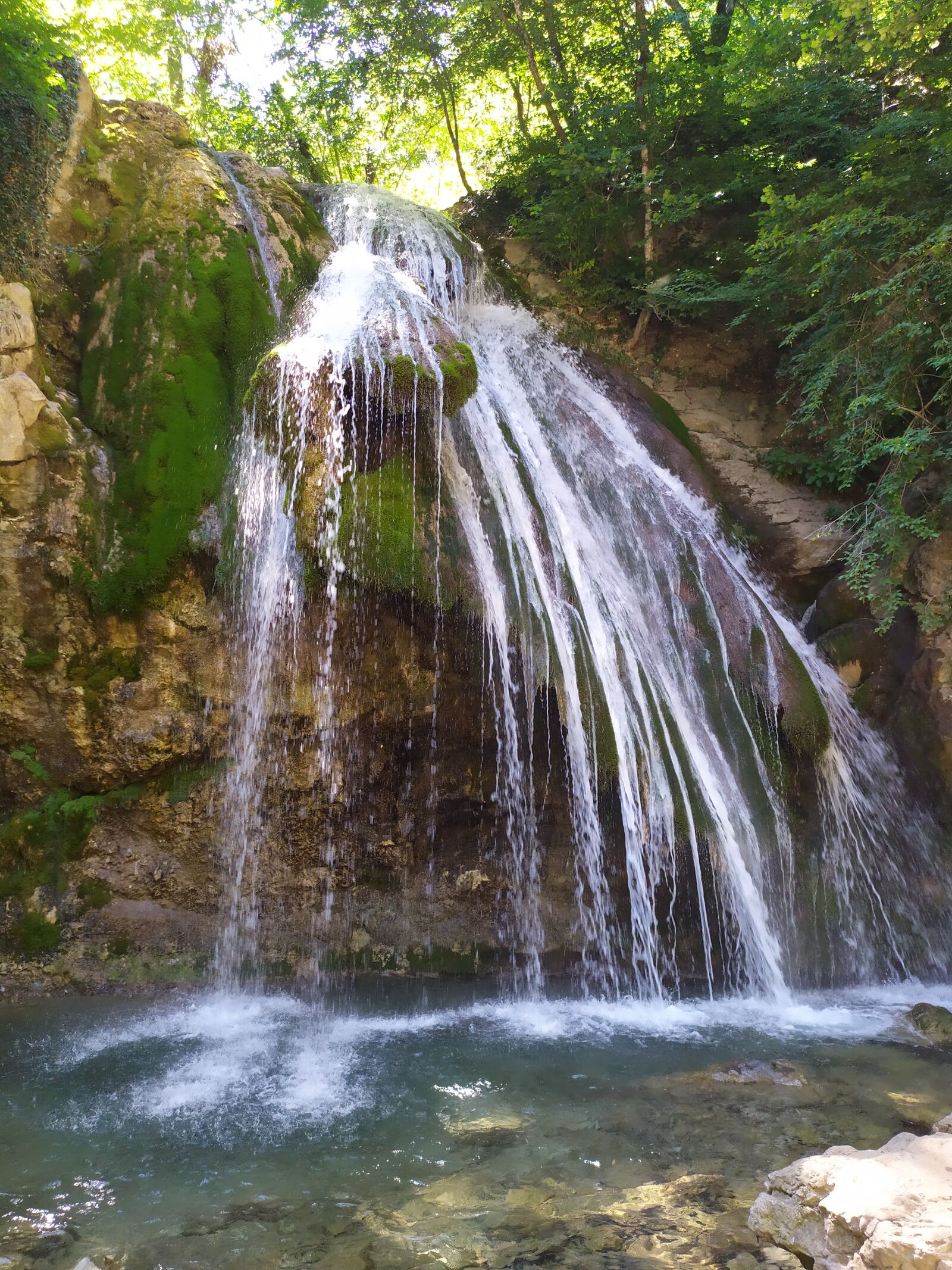 Xiaomi Redmi Note 7 sample photo. Waterfall, jur-jur, nature photography
