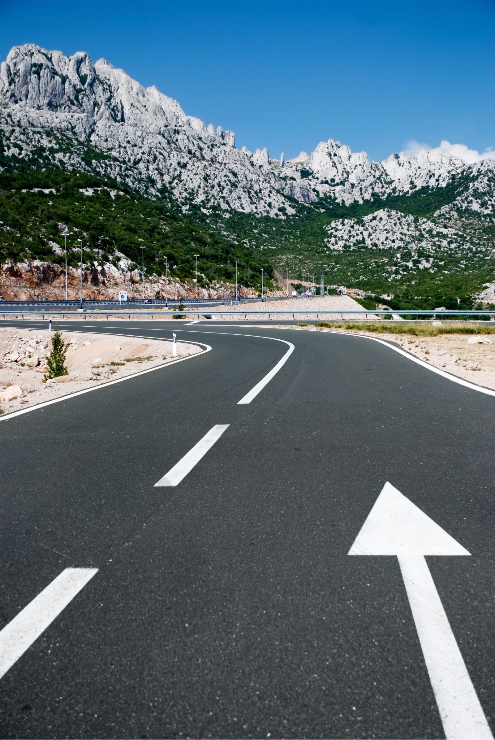 Nikon D80 sample photo. Way, highway, asphalt photography