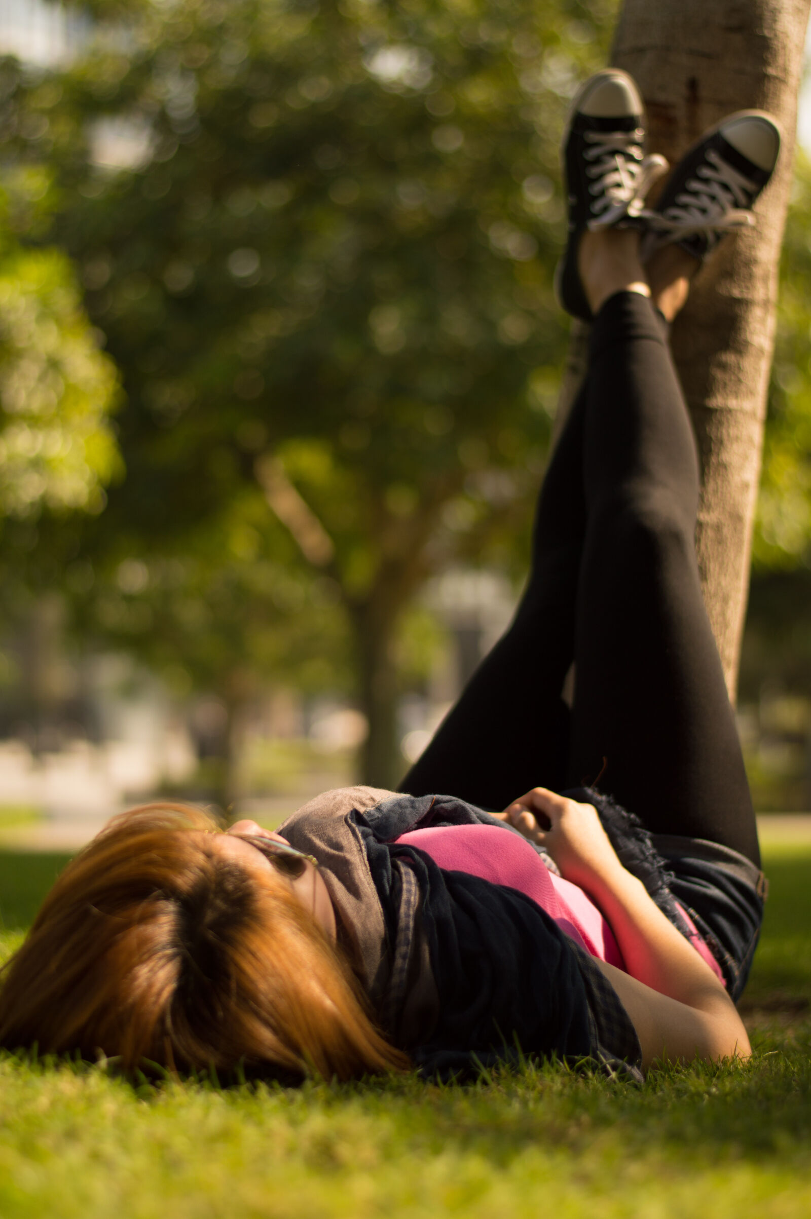 Nikon D3200 + Nikon AF-S Nikkor 50mm F1.8G sample photo. Casual, green, park, relax photography