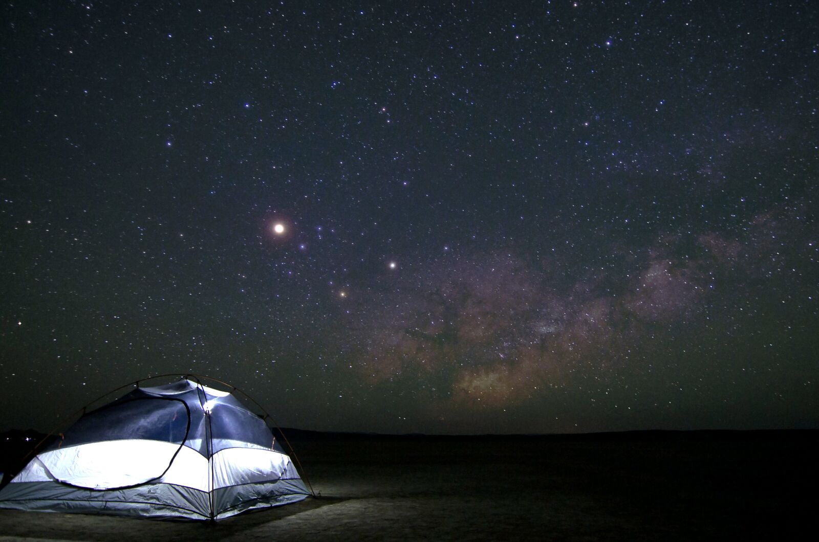 Nikon D7000 sample photo. Stars, sky, tent, night photography