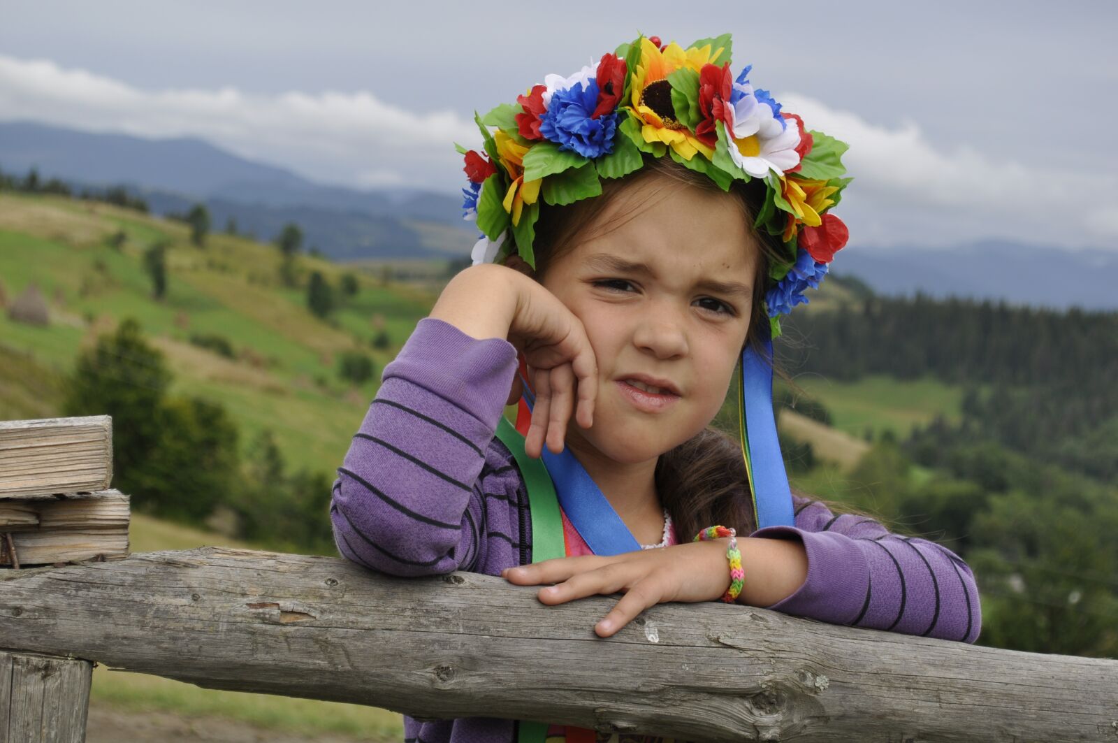Nikon D5000 sample photo. Ukraine, the carpathians, wreath photography