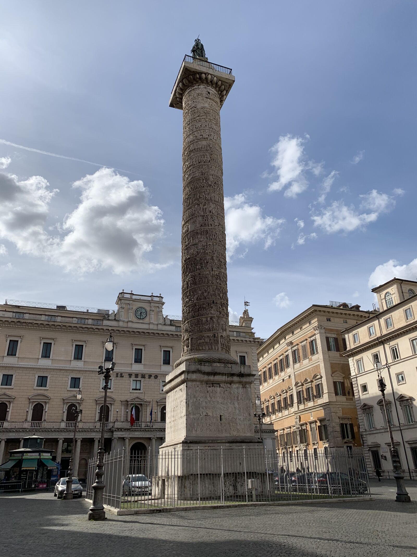 iPhone XS Max back dual camera 4.25mm f/1.8 sample photo. Rome, obelisk, architecture photography
