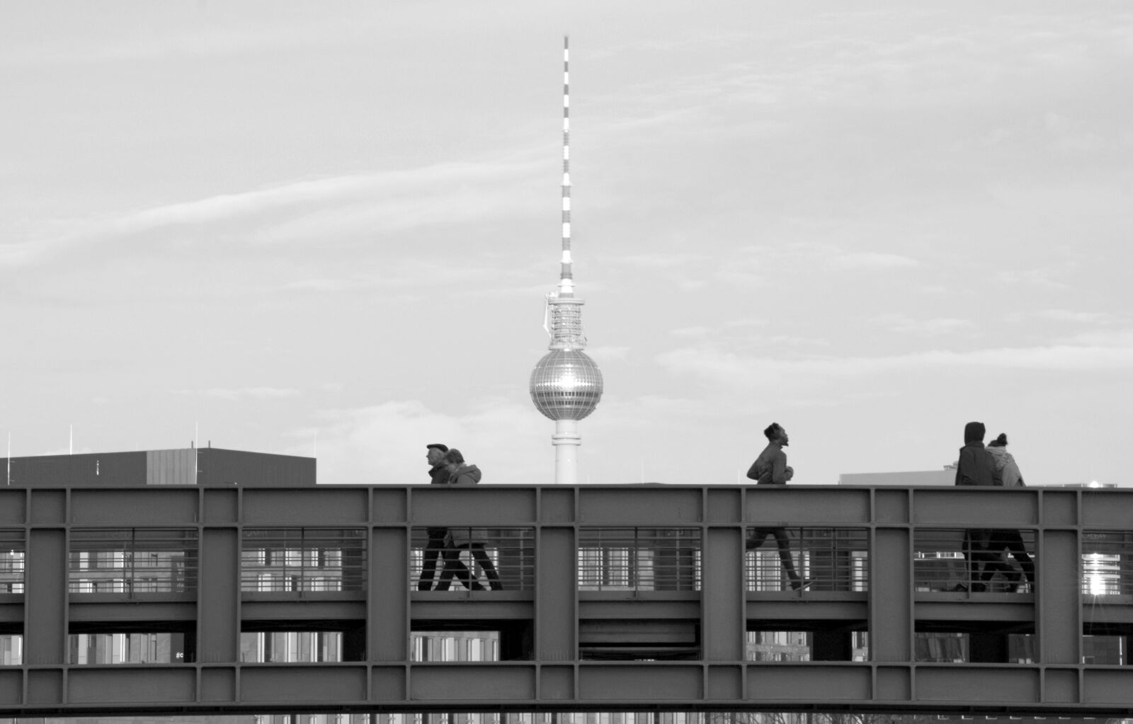 Pentax K-30 sample photo. Berlin, bridge, tv tower photography