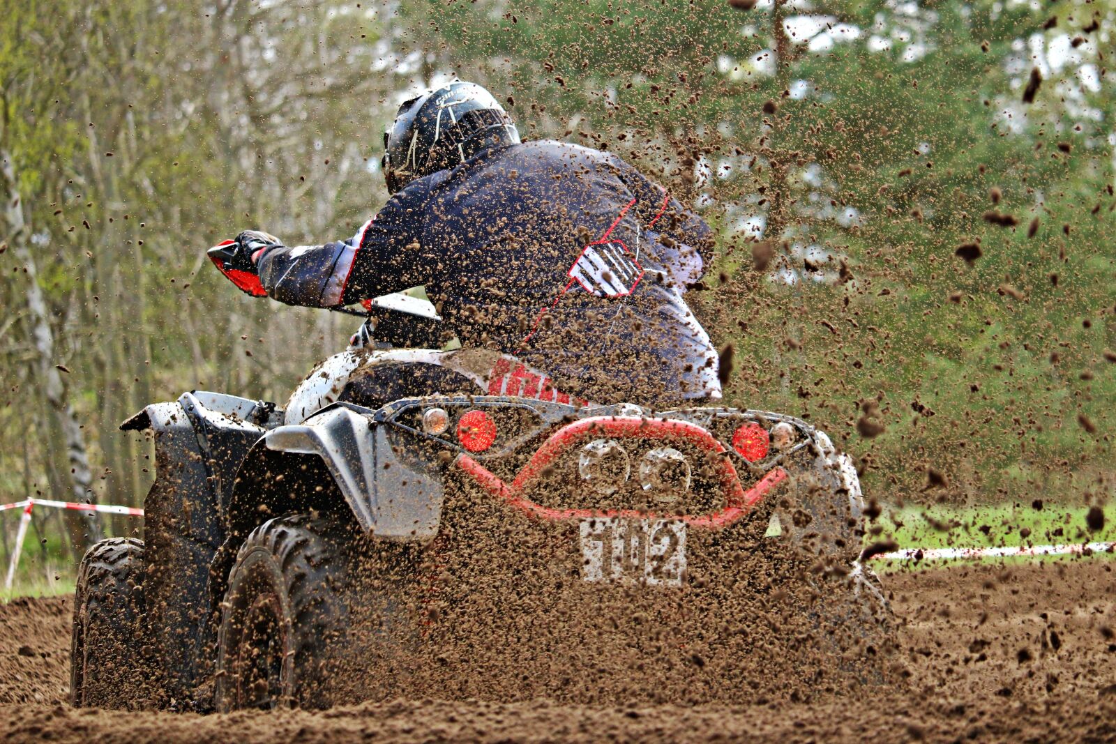 Canon EOS 100D (EOS Rebel SL1 / EOS Kiss X7) sample photo. Atv, mud, motocross photography